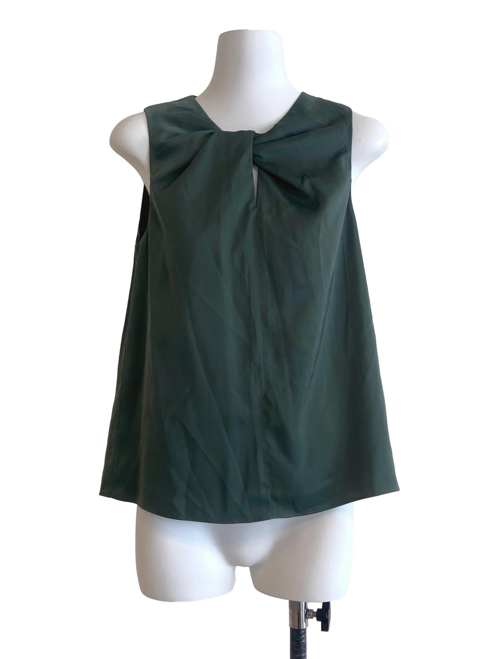 Sage Green Sleeveless Top LB