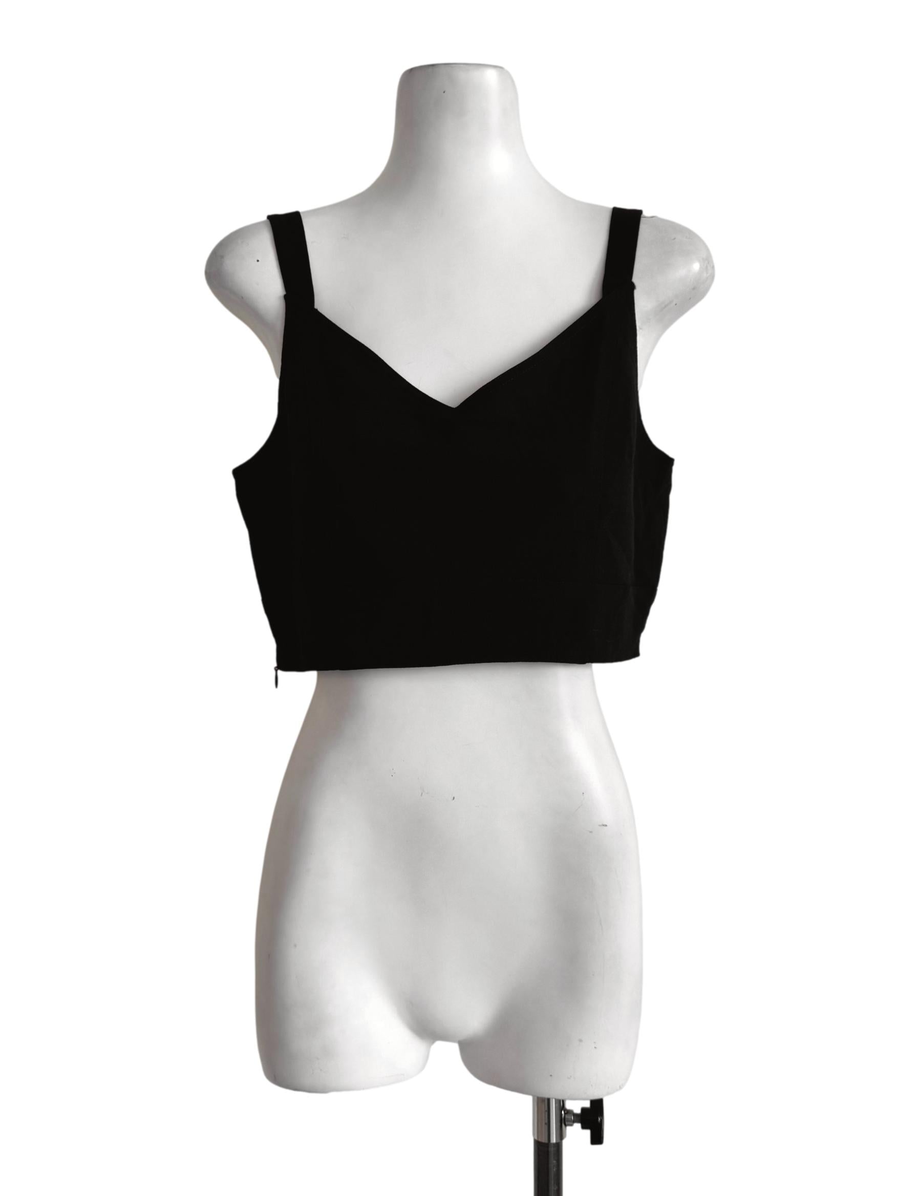 Midnight Black V Neck Camisole YHF