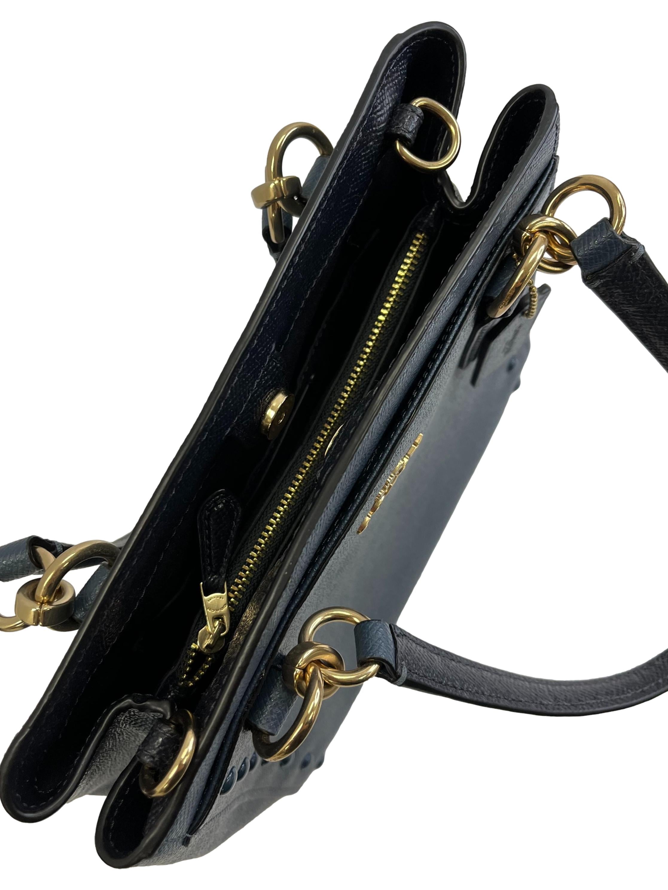 Minetta Crossbody with Lacquer Rivets