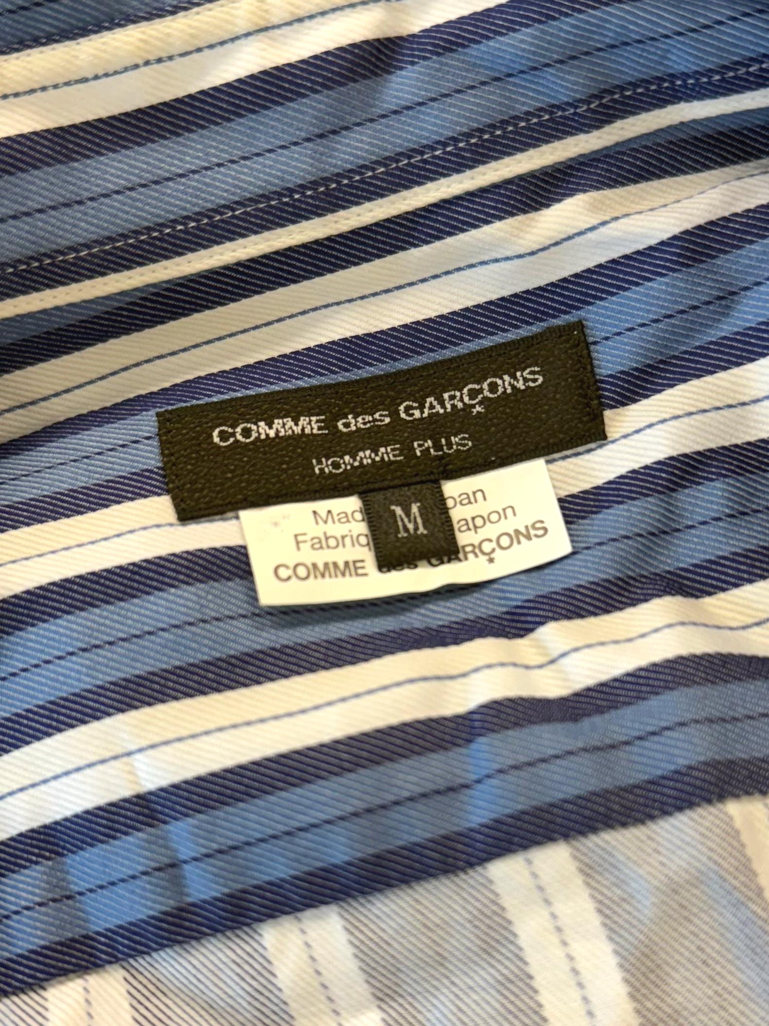 Blue Stripe Zip Up Blouse