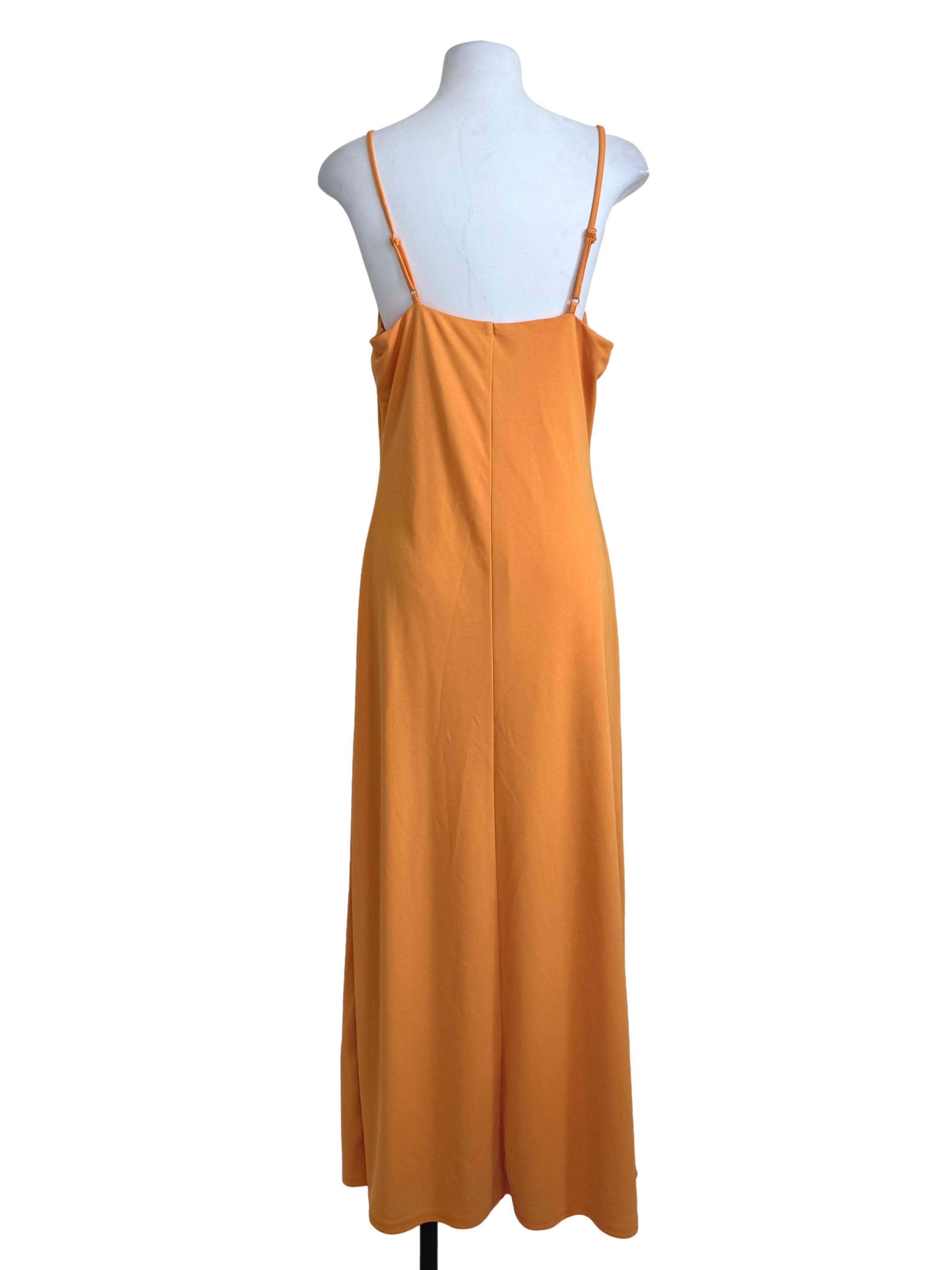 Fire Yellow Slip Dress