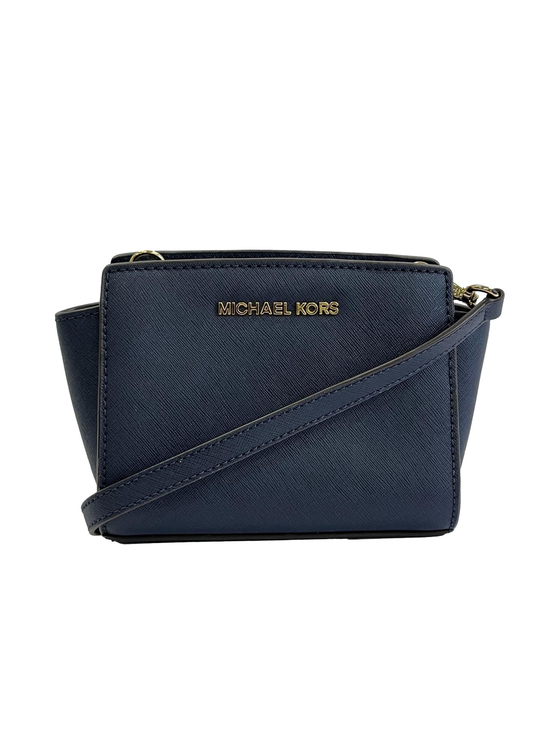 Navy Blue Selma Messenger Bag