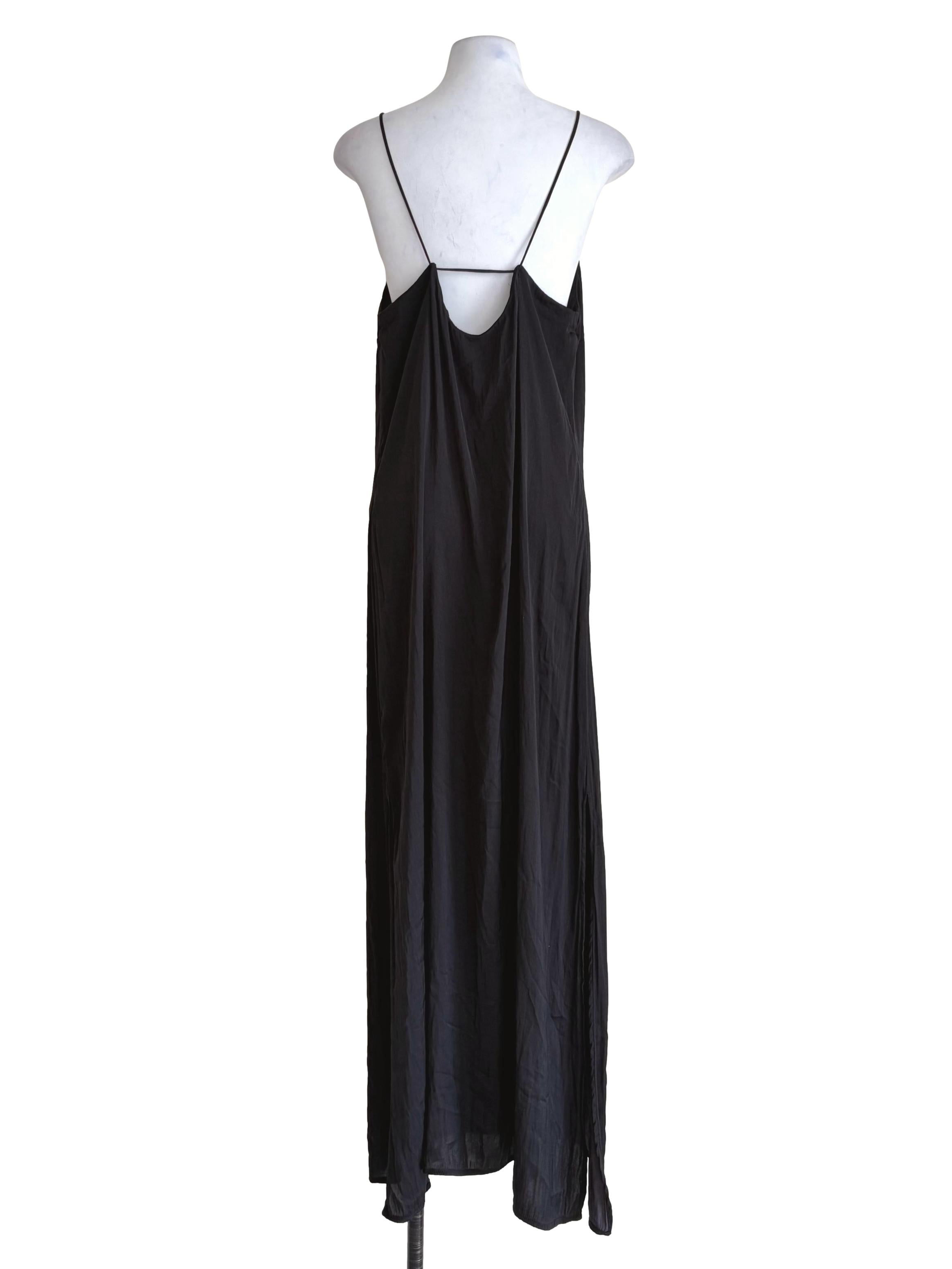 Raven Black Slip Dress