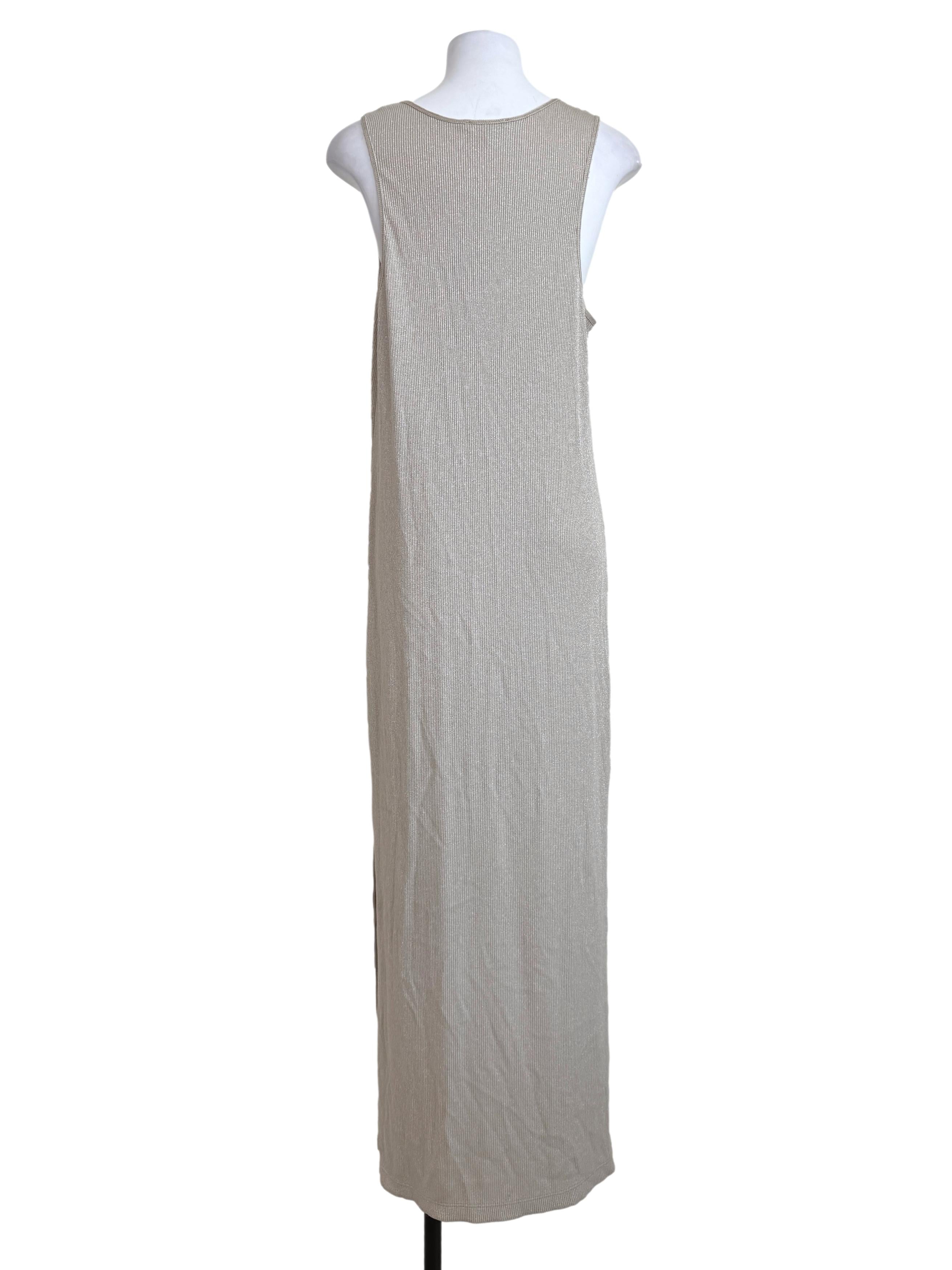 Bone Beige Slip Dress