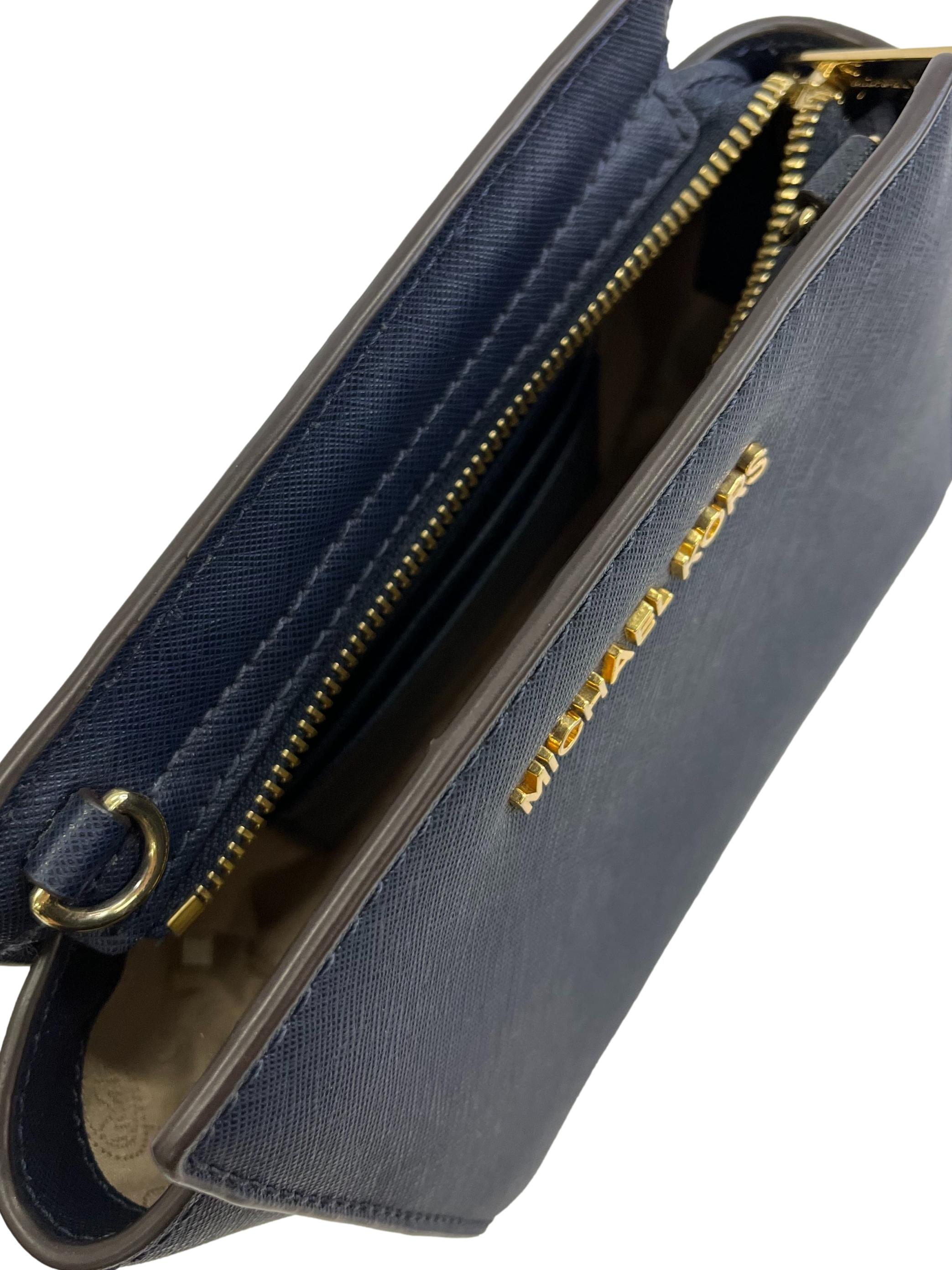 Navy Blue Selma Messenger Bag