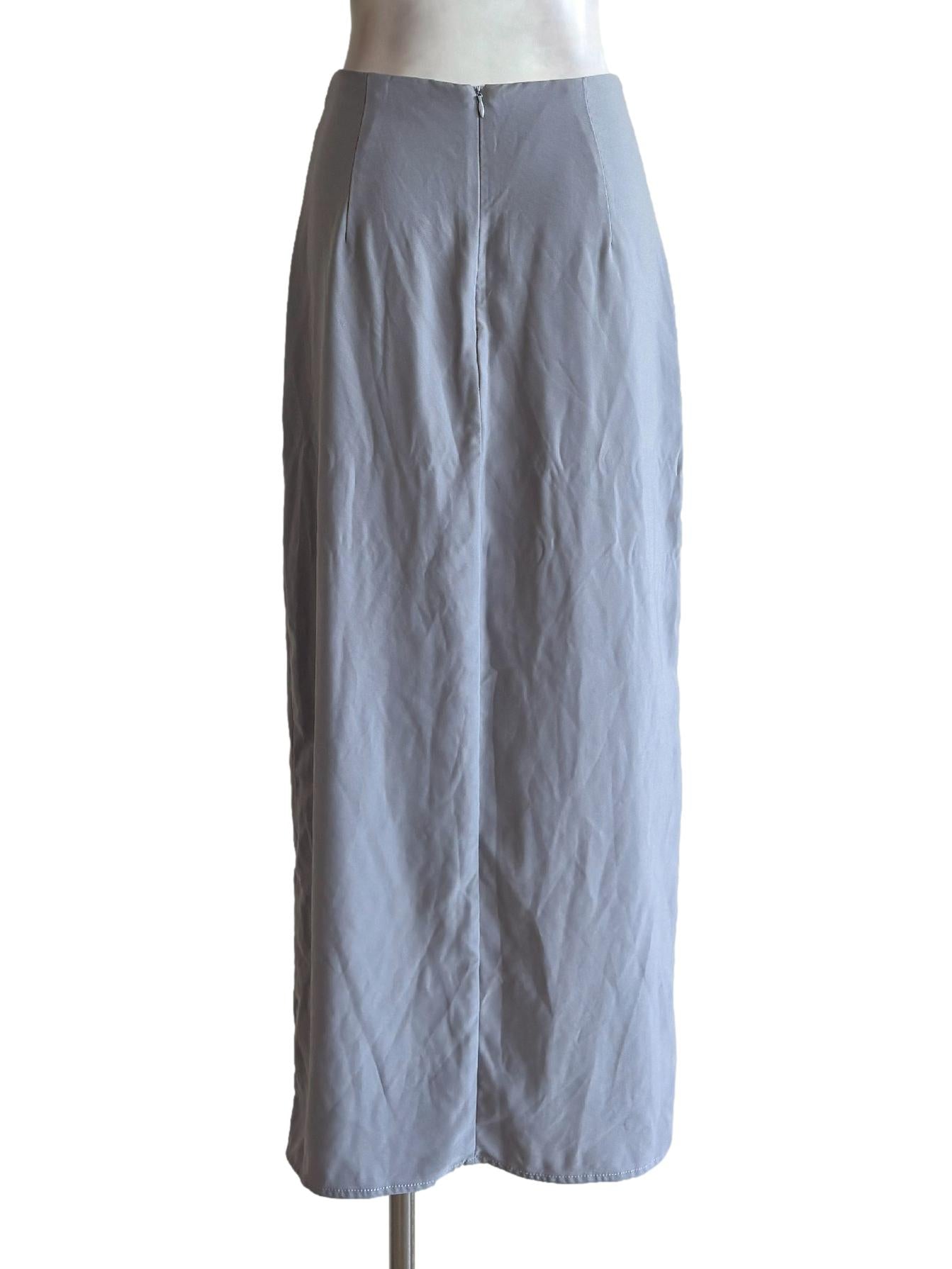 Baby Blue Pencil Skirt