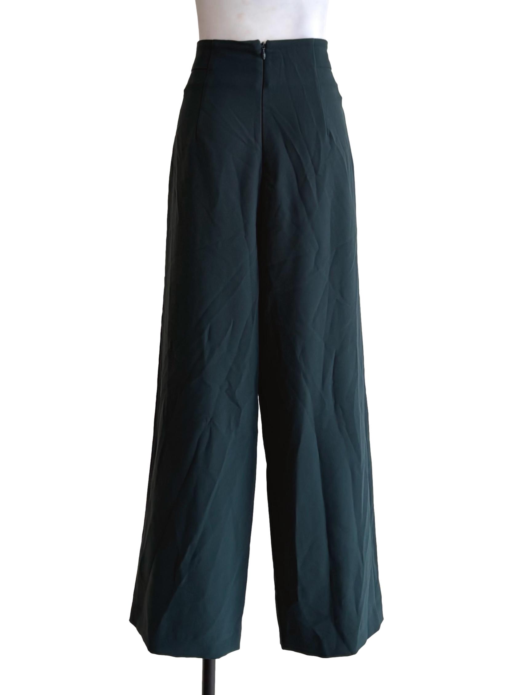 Forest Green Straight Pants