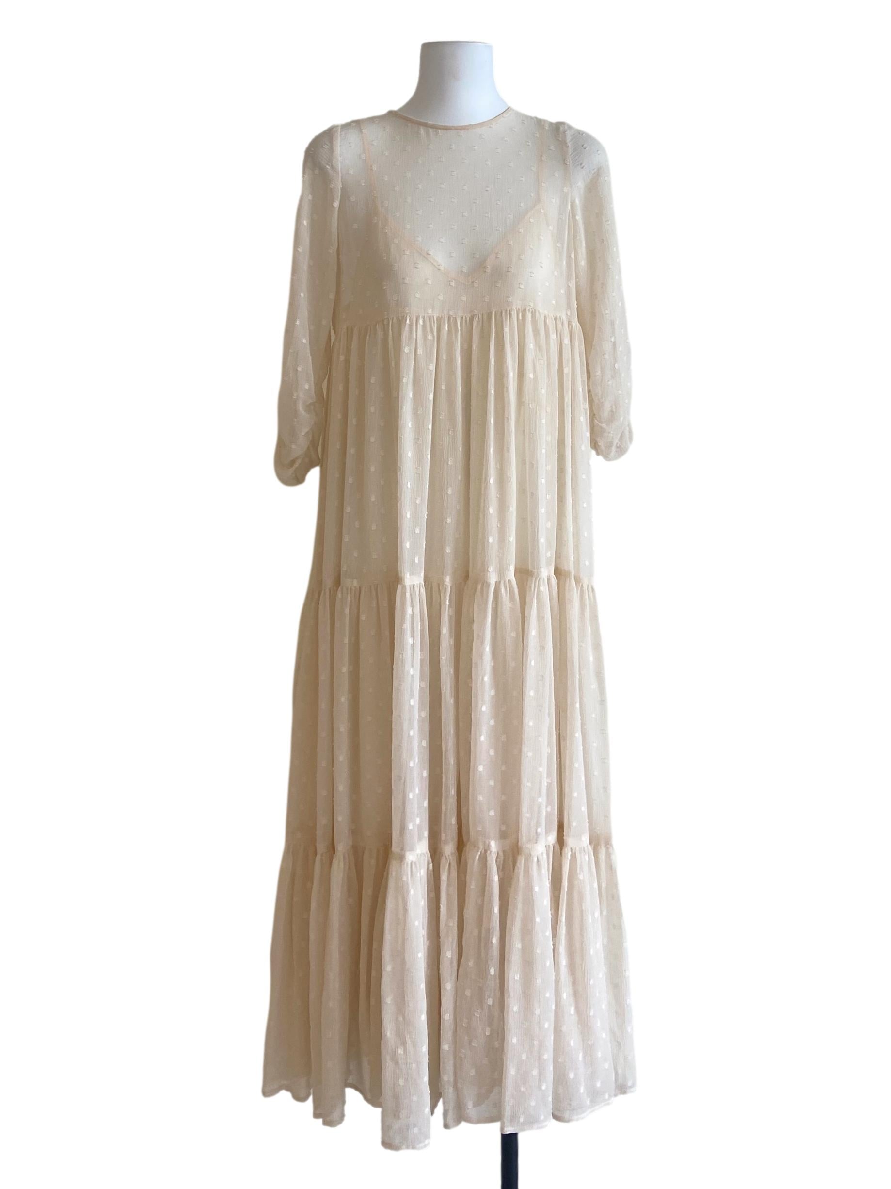 Chiffon Layered Empire Dress