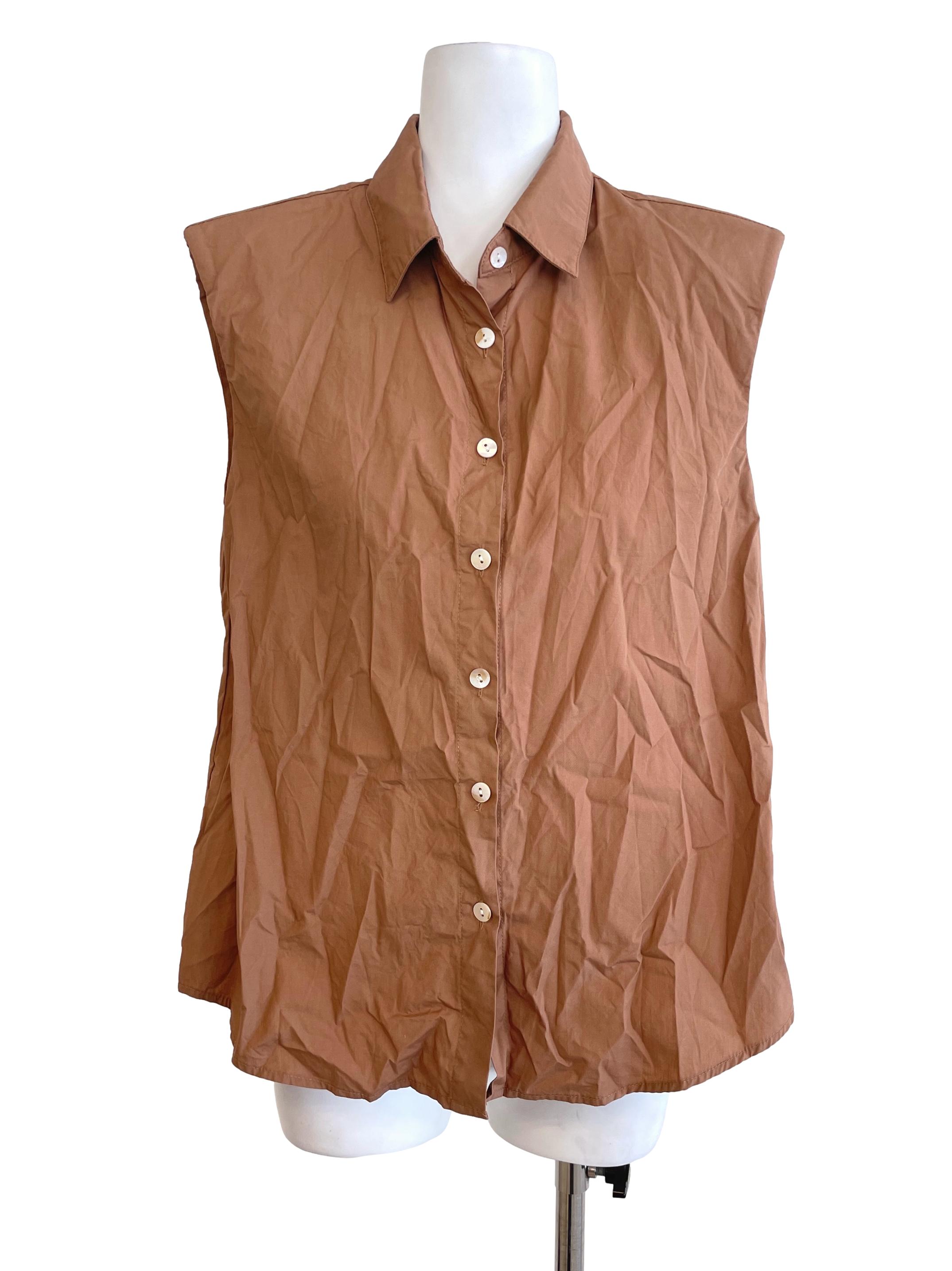 Marmalade Orange Sleeveless Top TCL