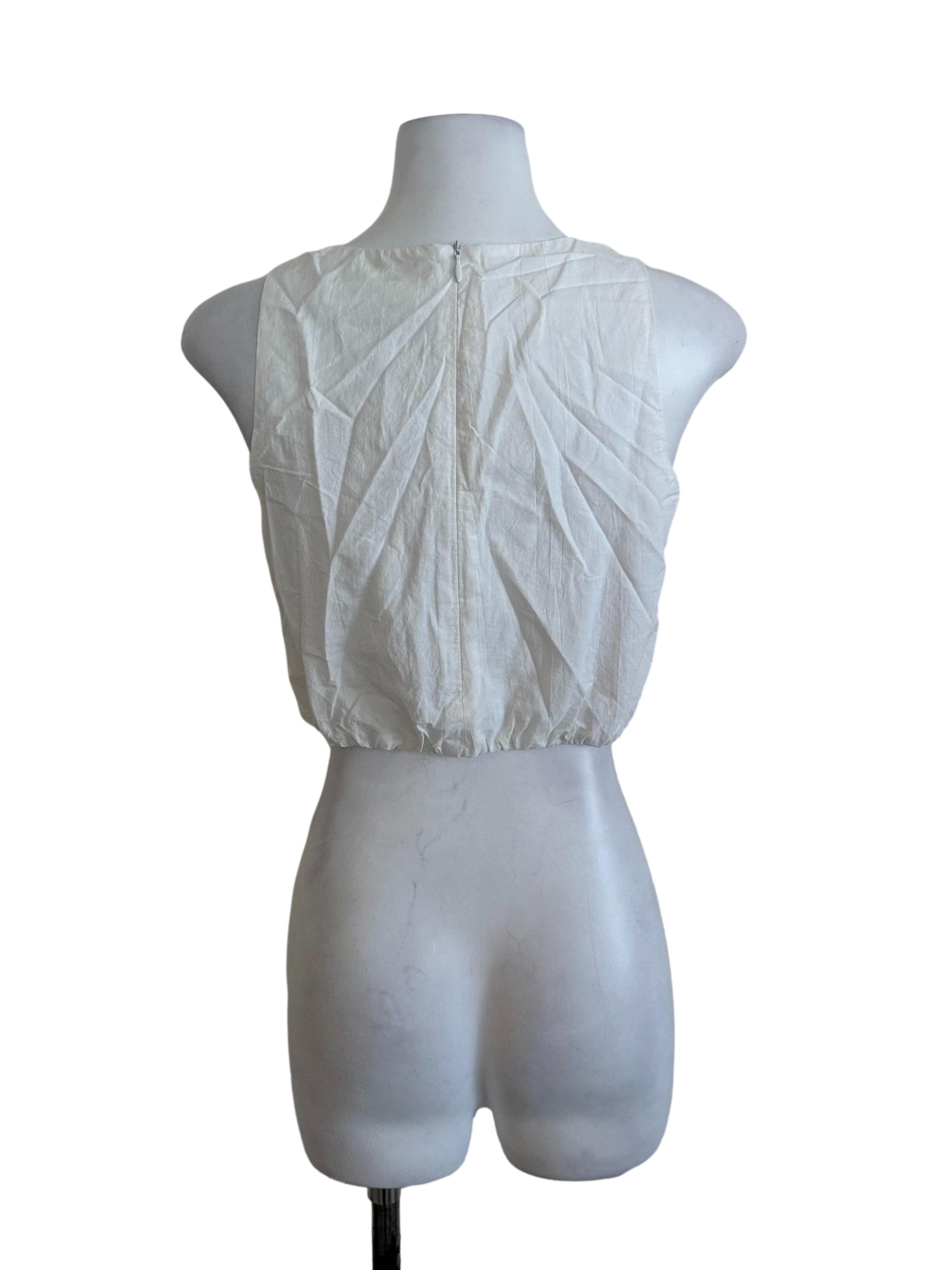 Ivory White Plain Top