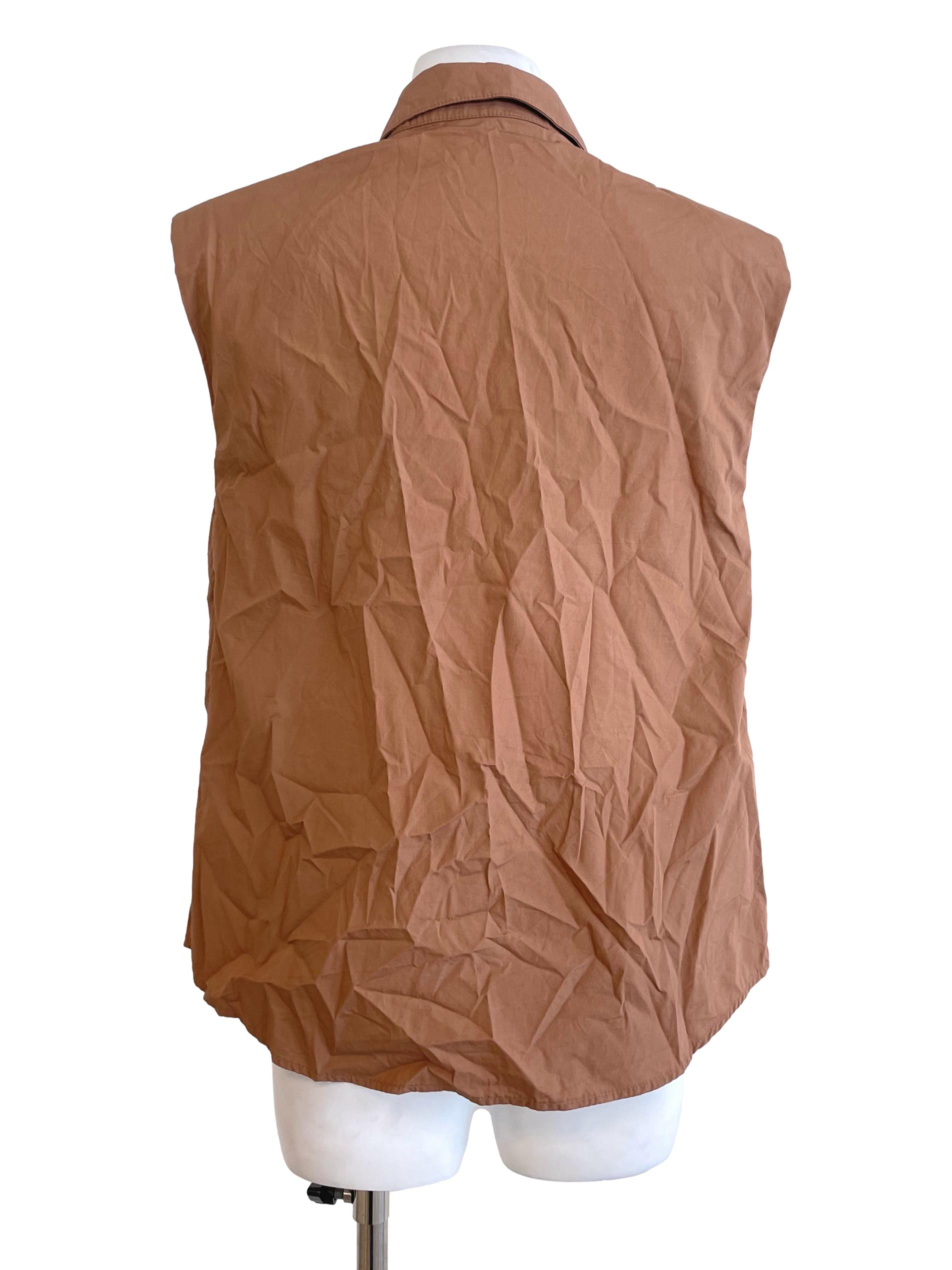 Marmalade Orange Sleeveless Top TCL