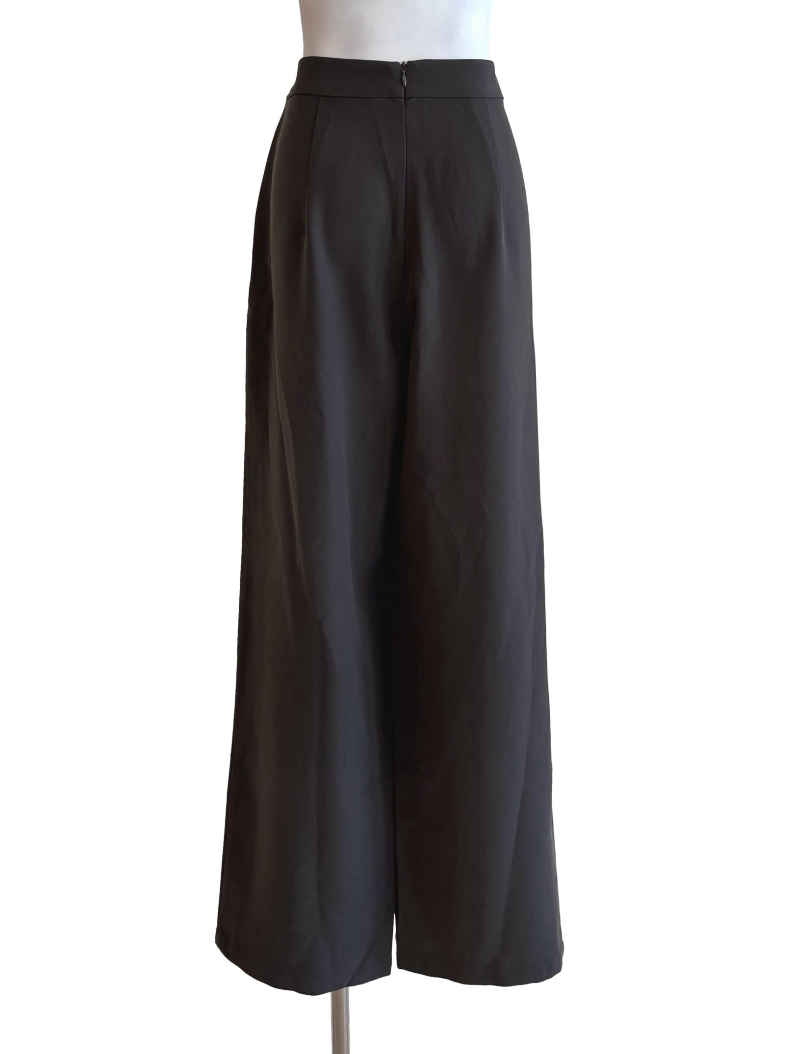 Abbey Grey V-Waist Slacks YHF