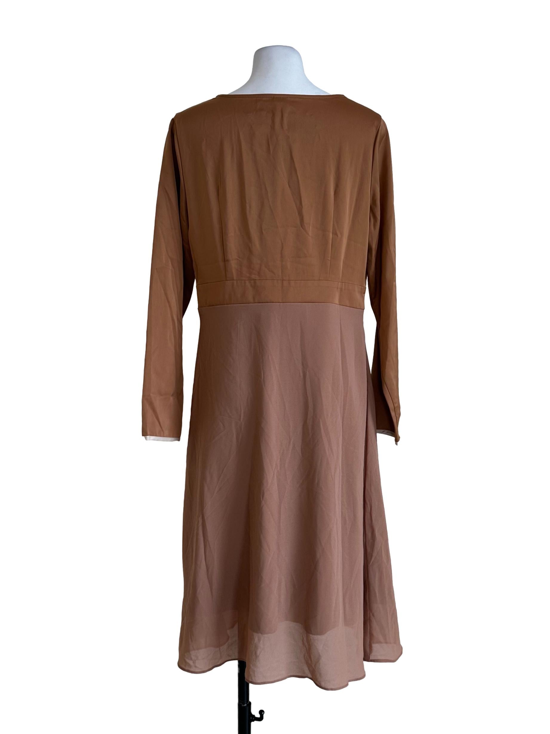 Marmalade Orange Plain Dress