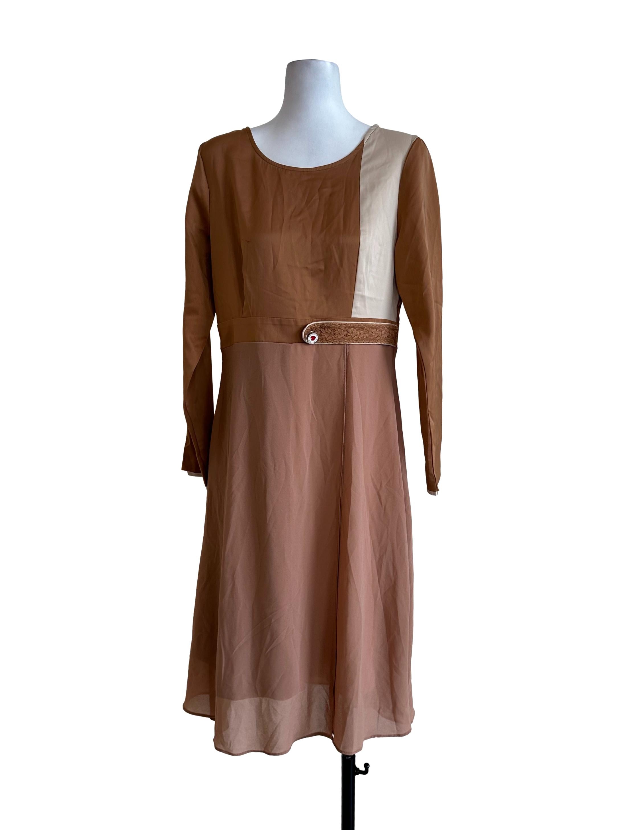 Marmalade Orange Plain Dress
