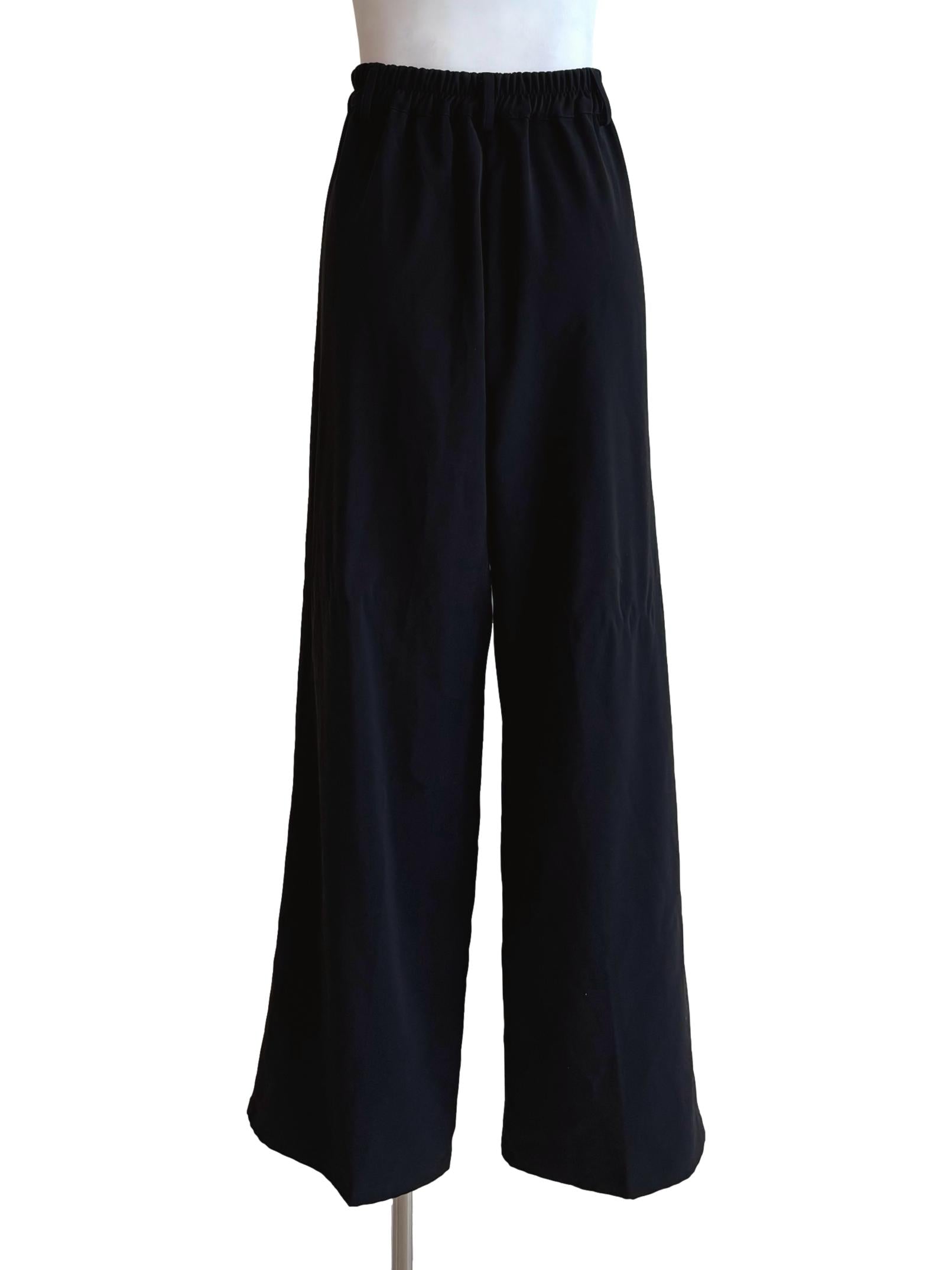 Jet Black Straight Slacks TWL