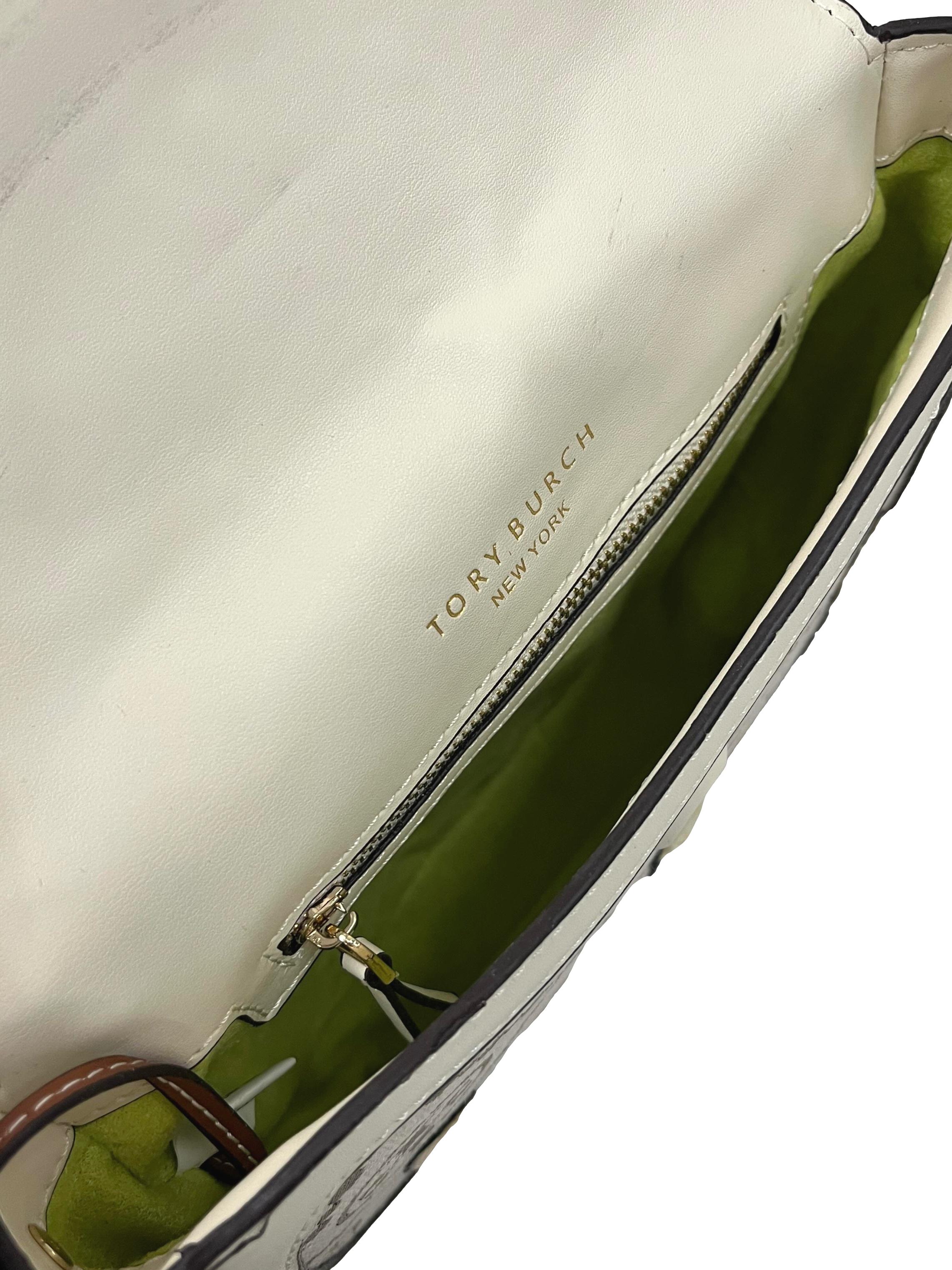 Off White Miller Canvas Quadrant Saddle Bag