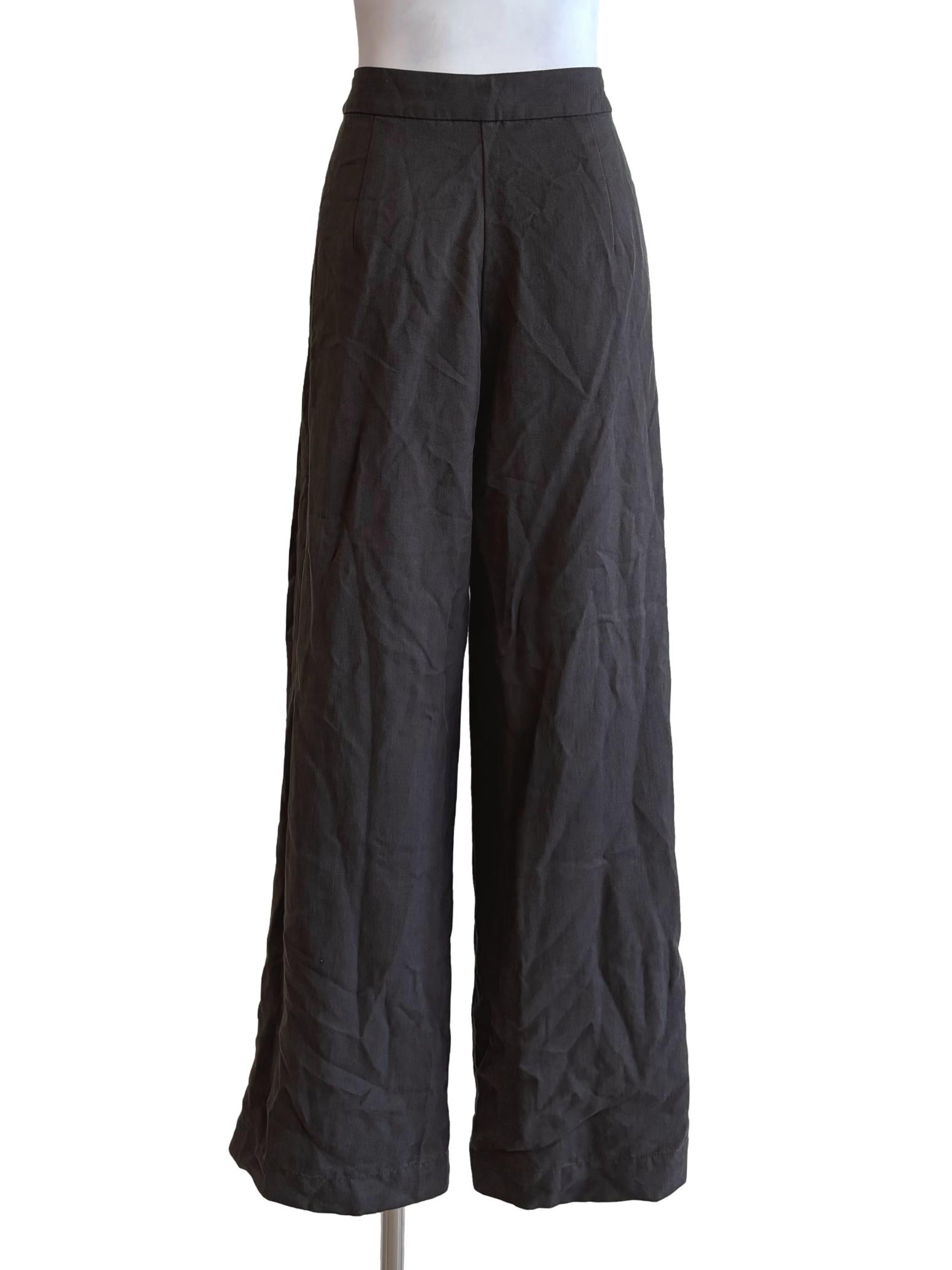 Echo Grey Linen Pants TCL