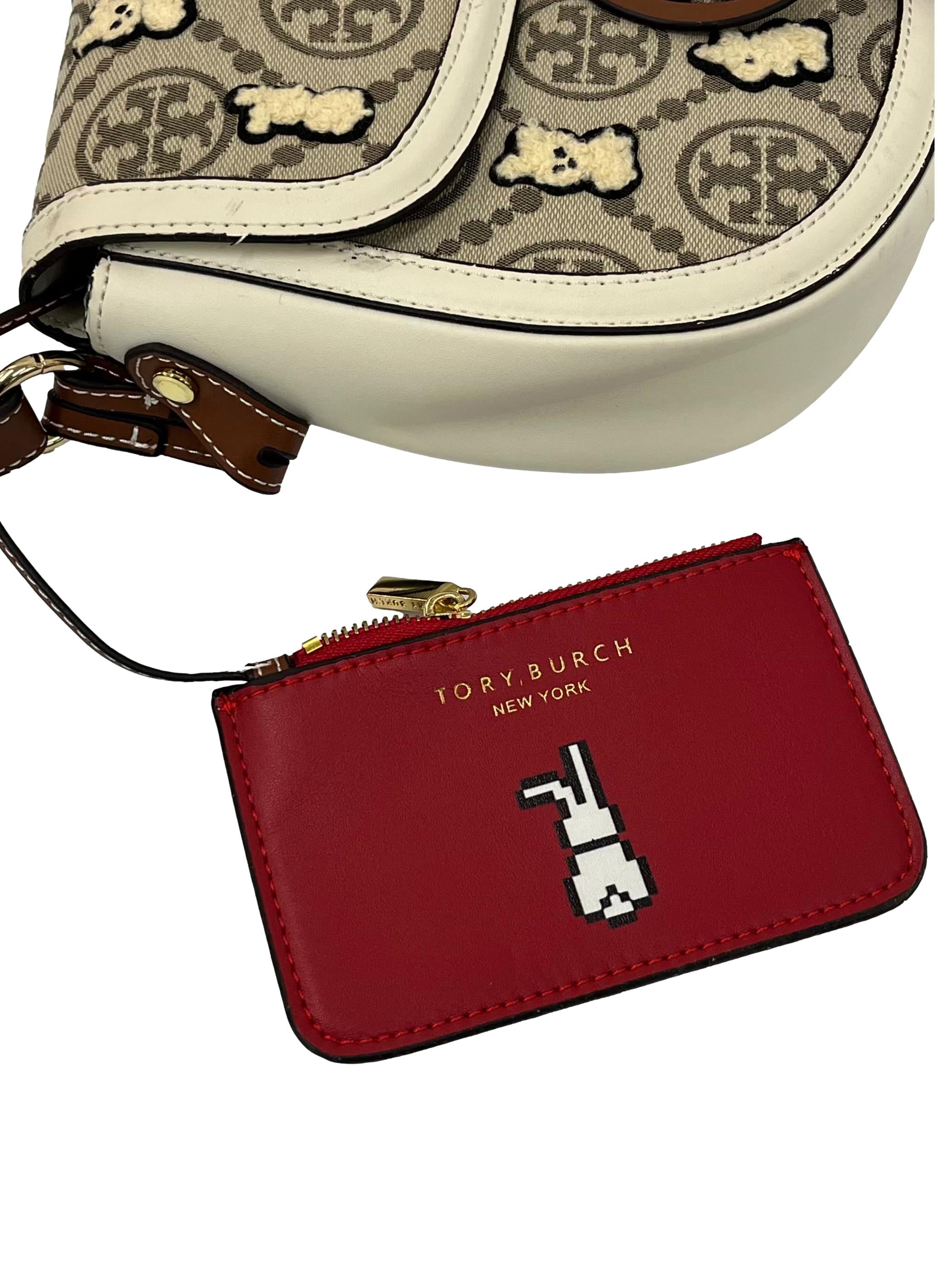 Off White Miller Canvas Quadrant Saddle Bag