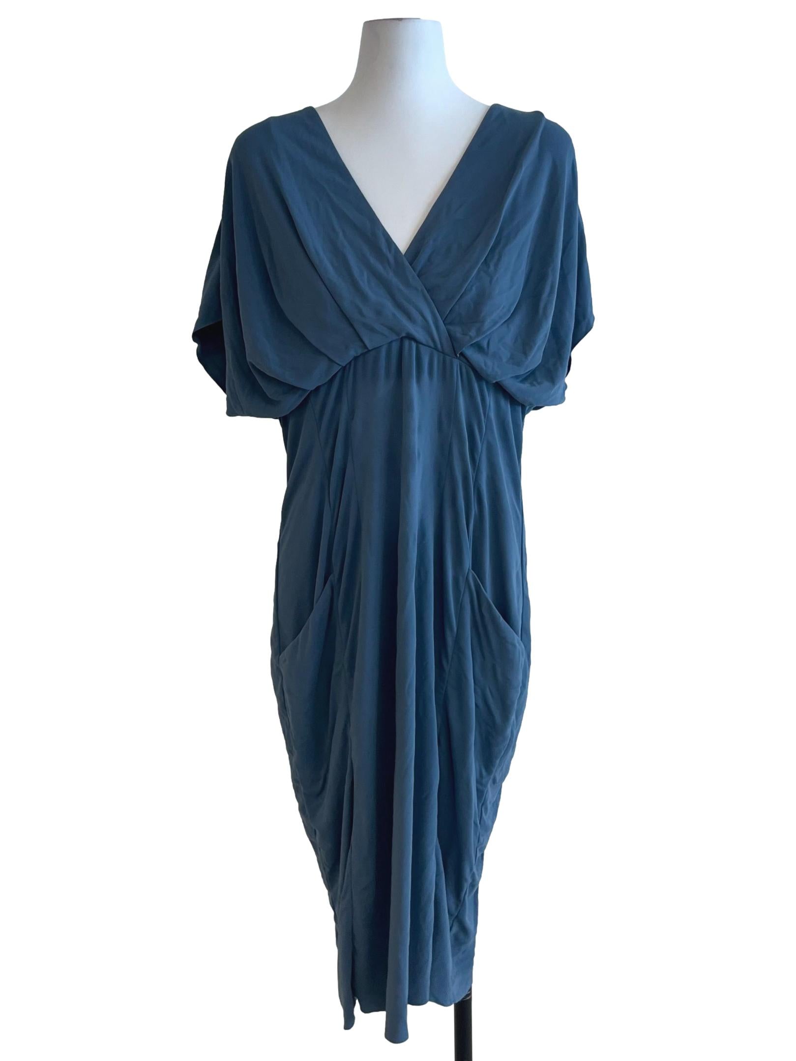 Aegean V-Neckline Babydoll Dress