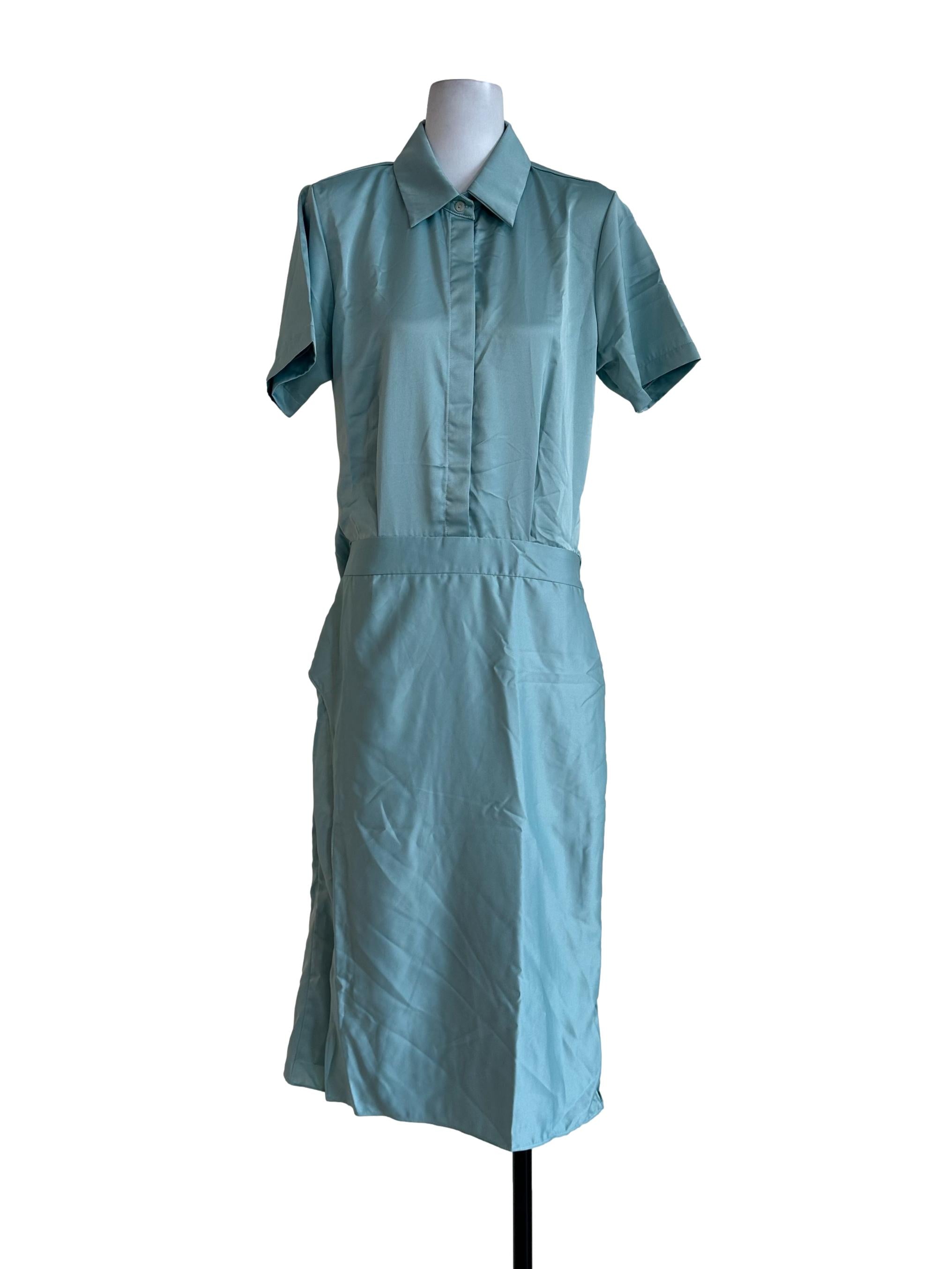 Arctic Blue Plain Dress
