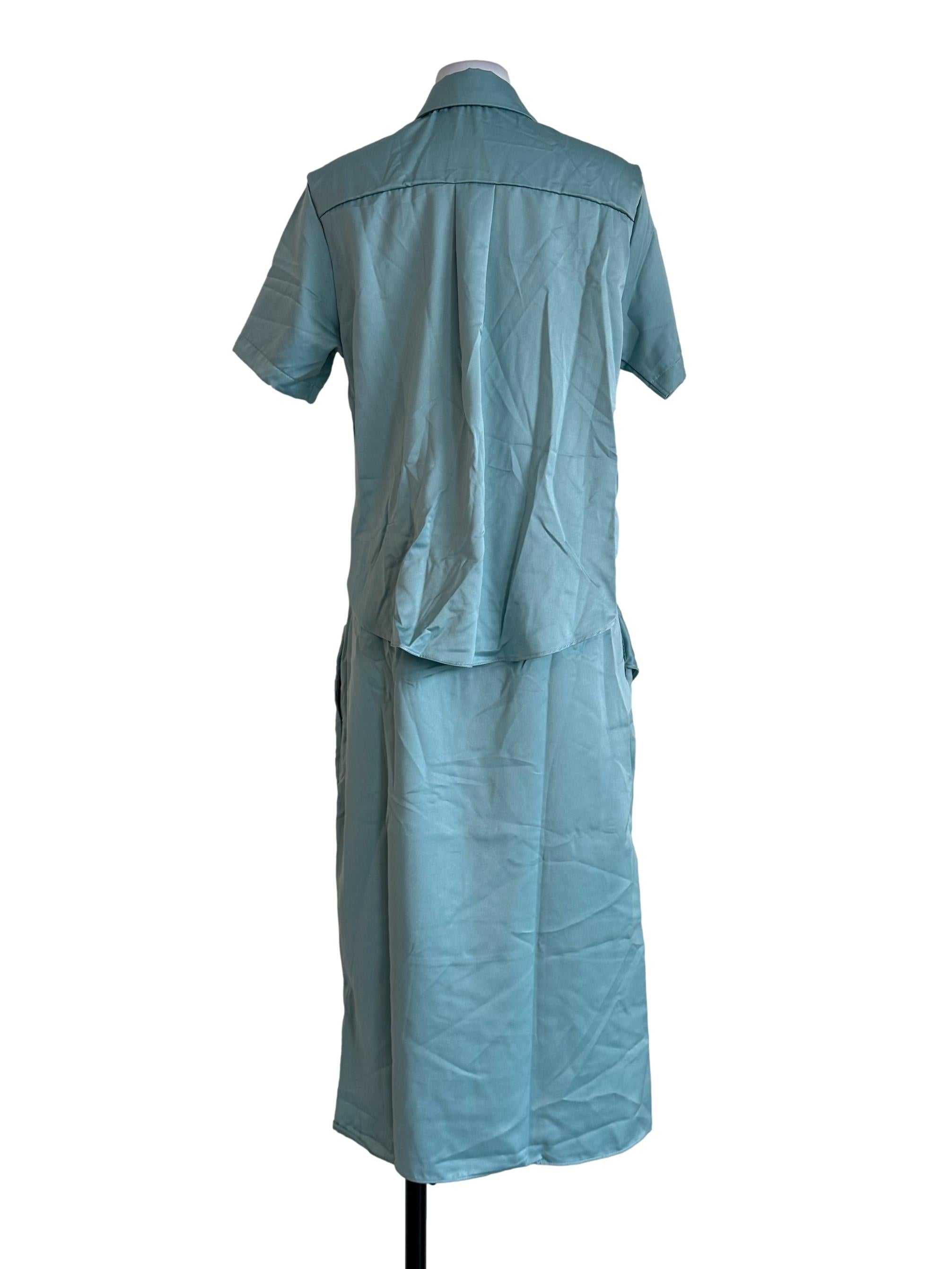 Arctic Blue Plain Dress