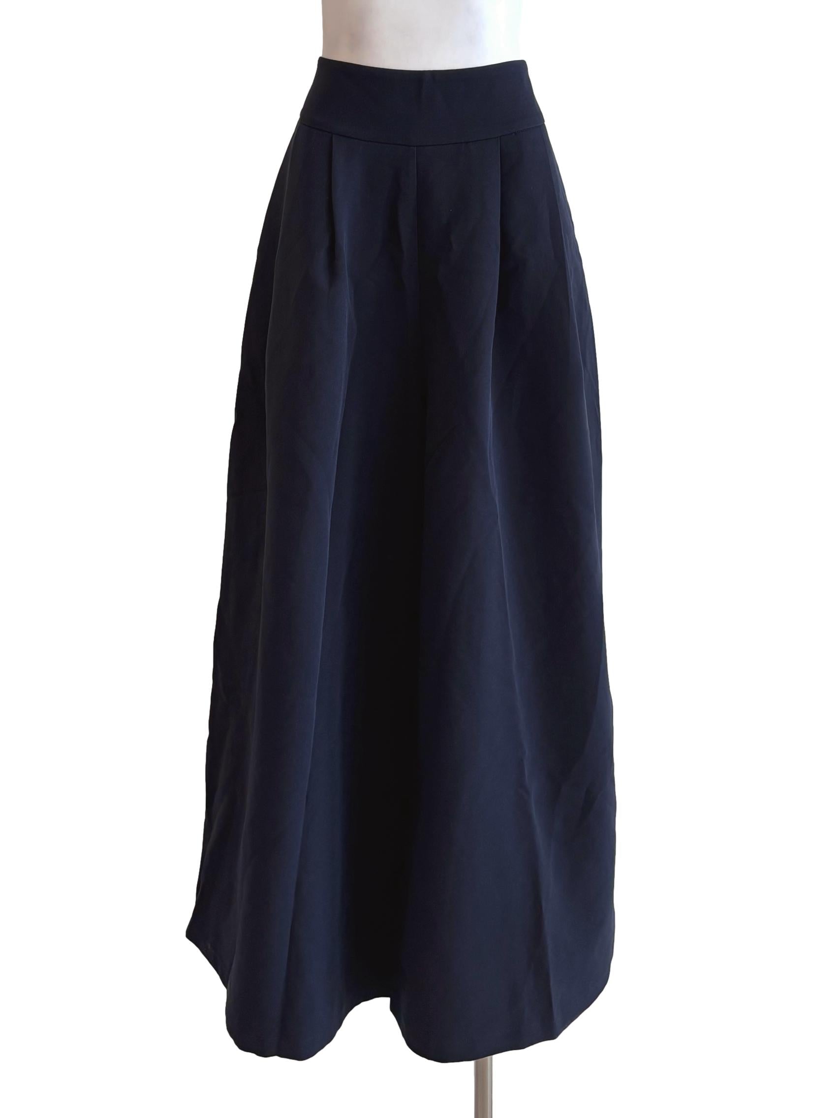 Navy Blue Skirt Pants