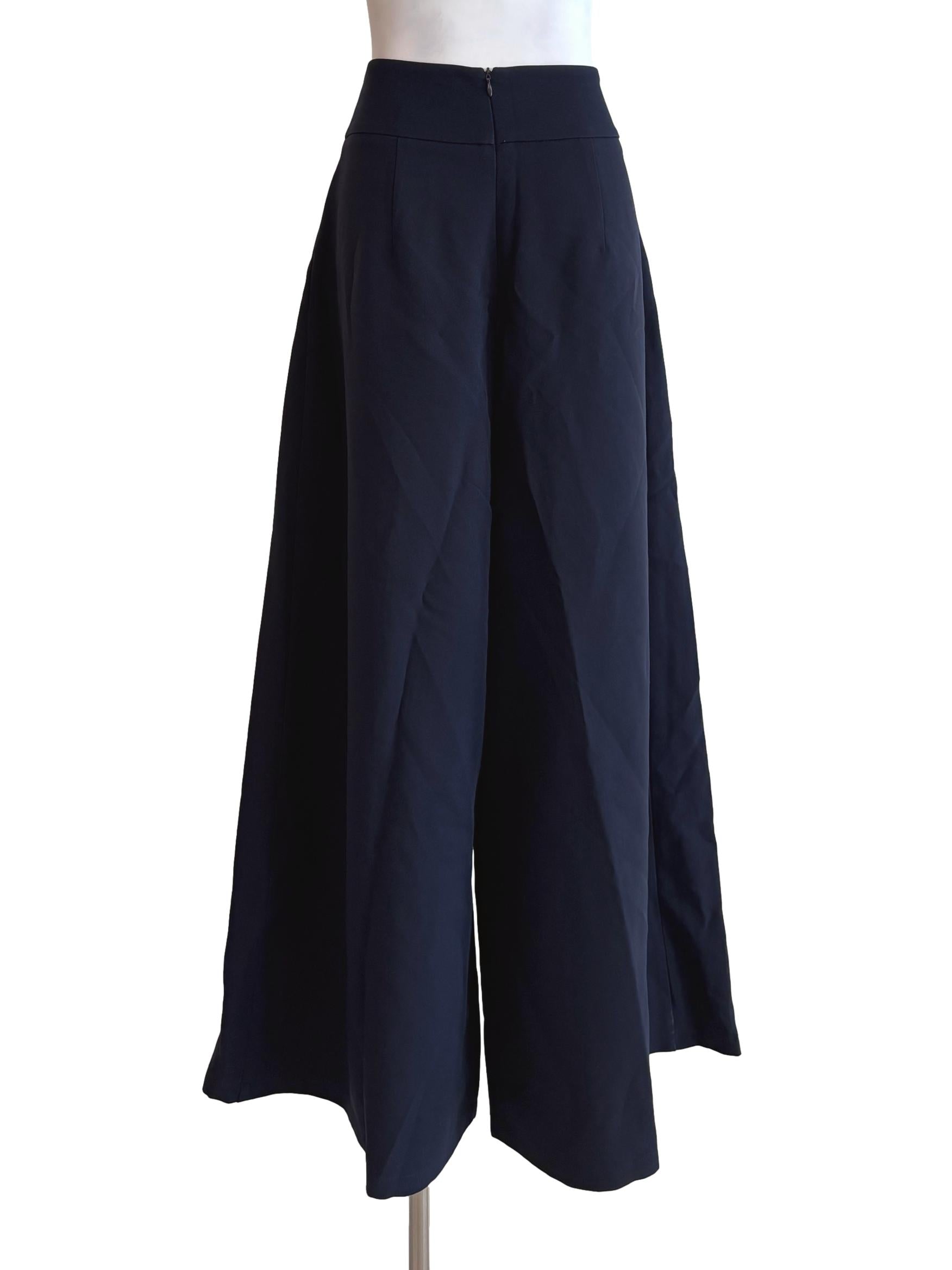 Navy Blue Skirt Pants