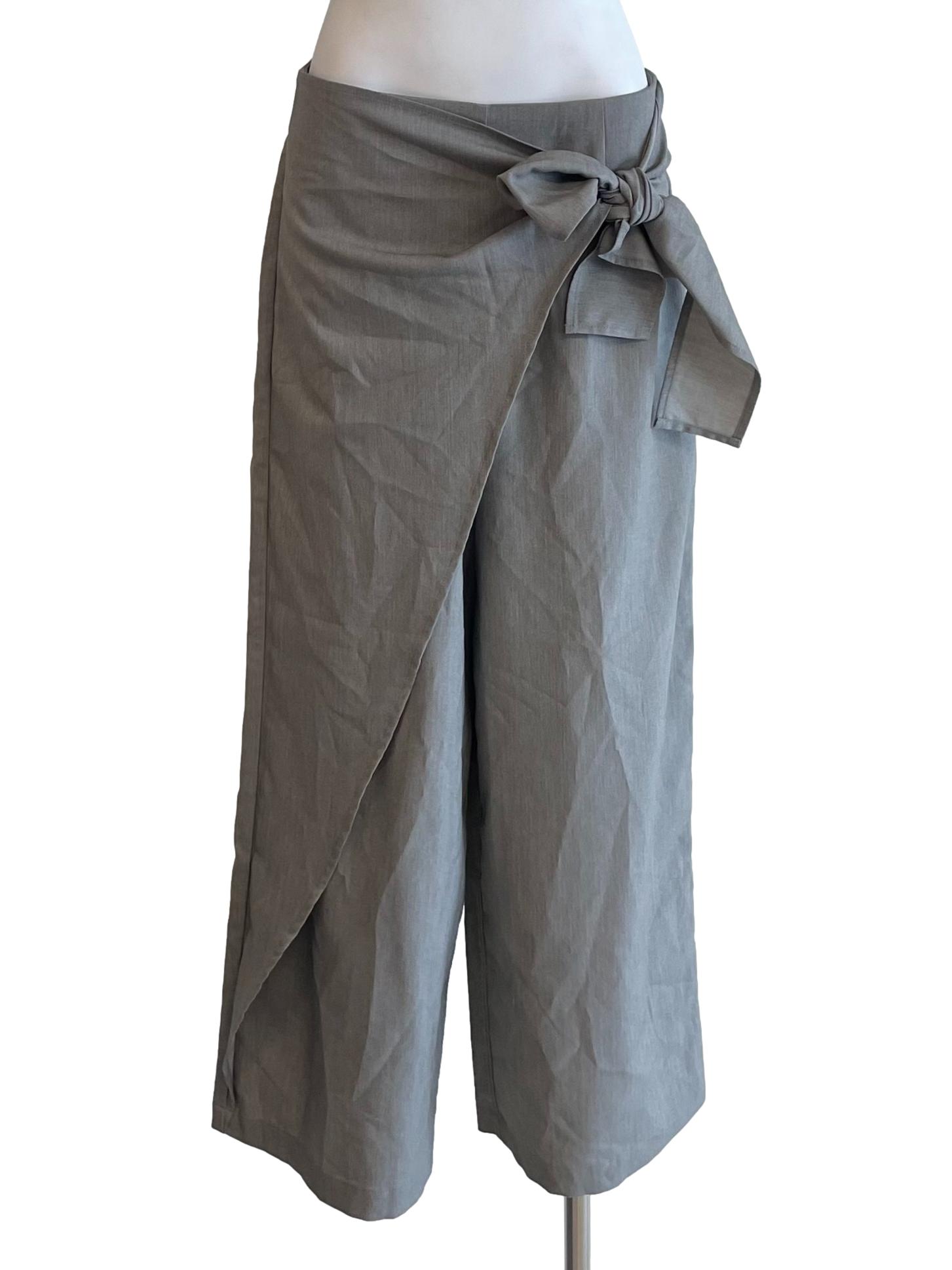 Warm Cloud Sarong Wide Pants