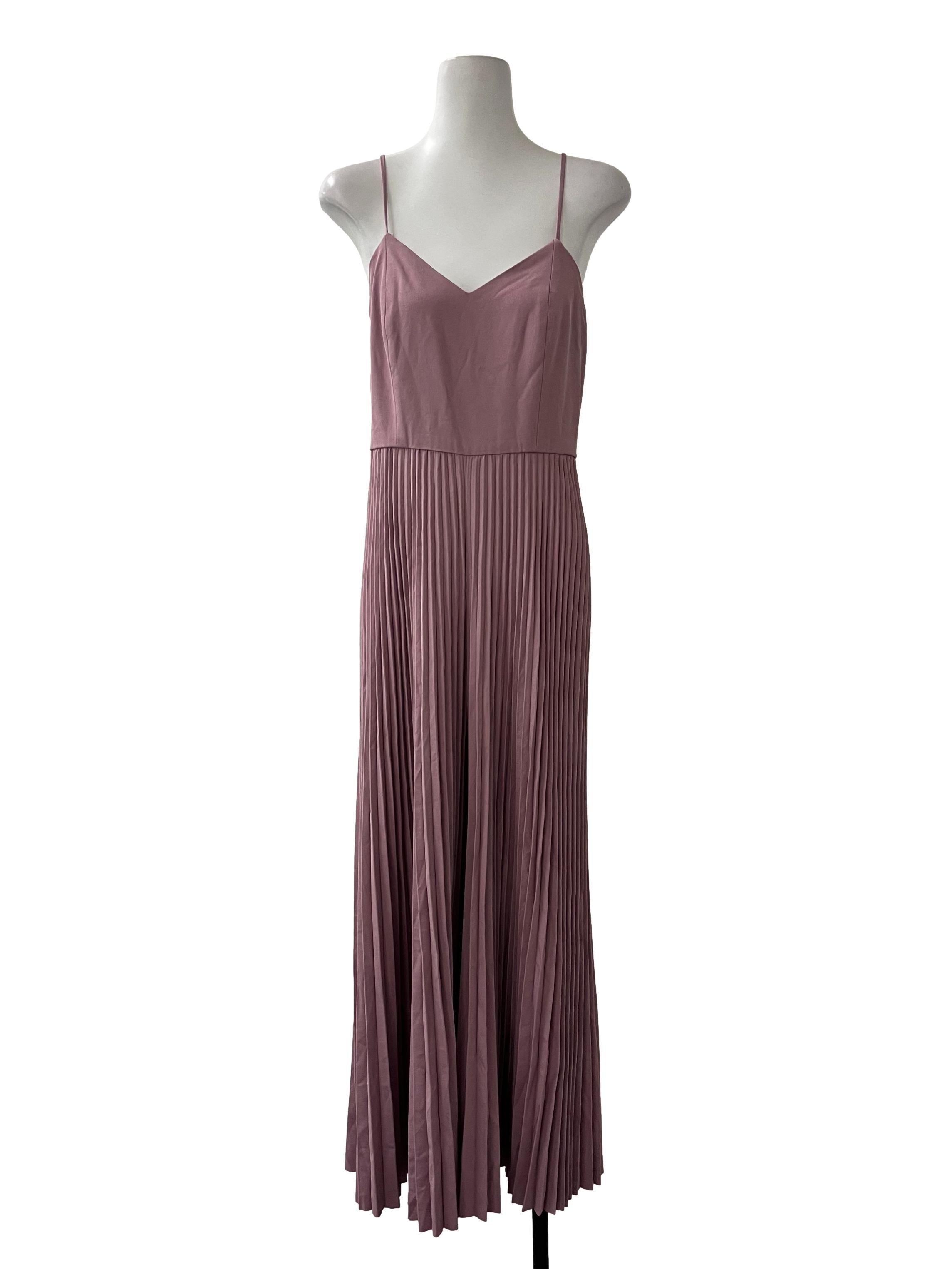 Pink Pleated Jumpsuit