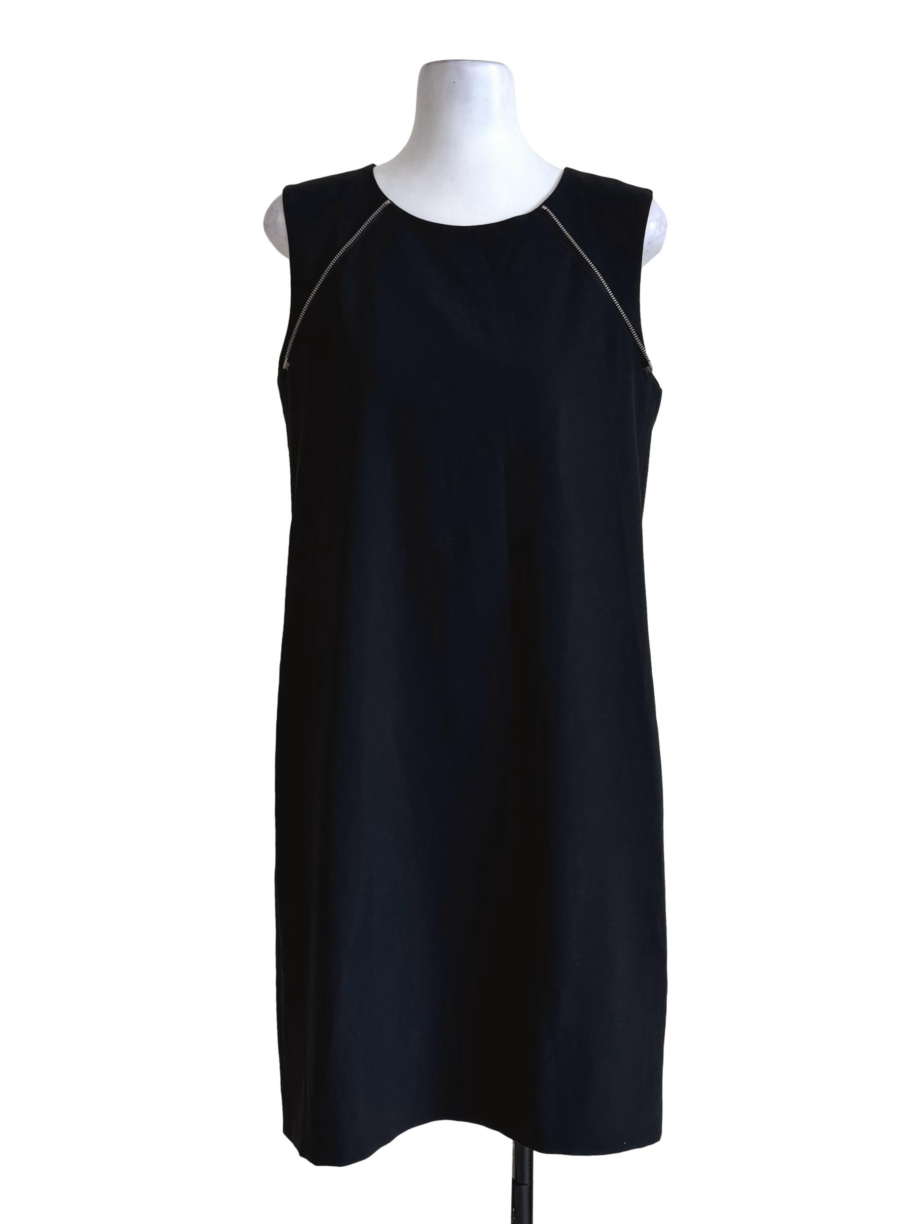 Muted Black Shift Dress
