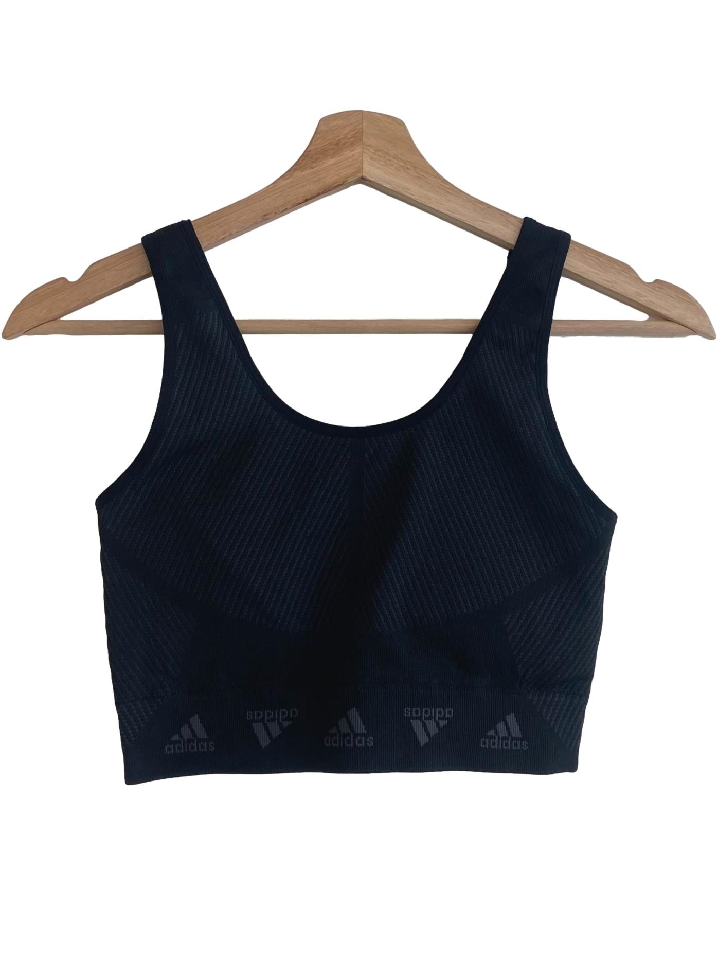 Black Scoop Sports Bra