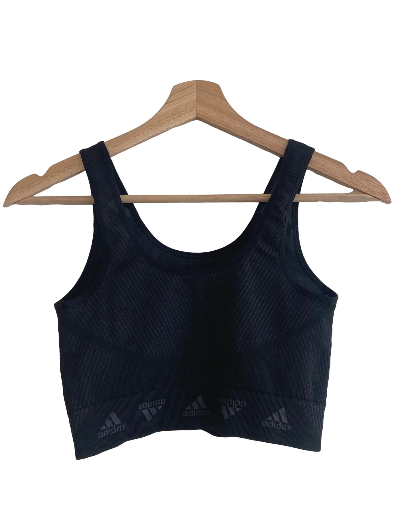 Black Scoop Sports Bra