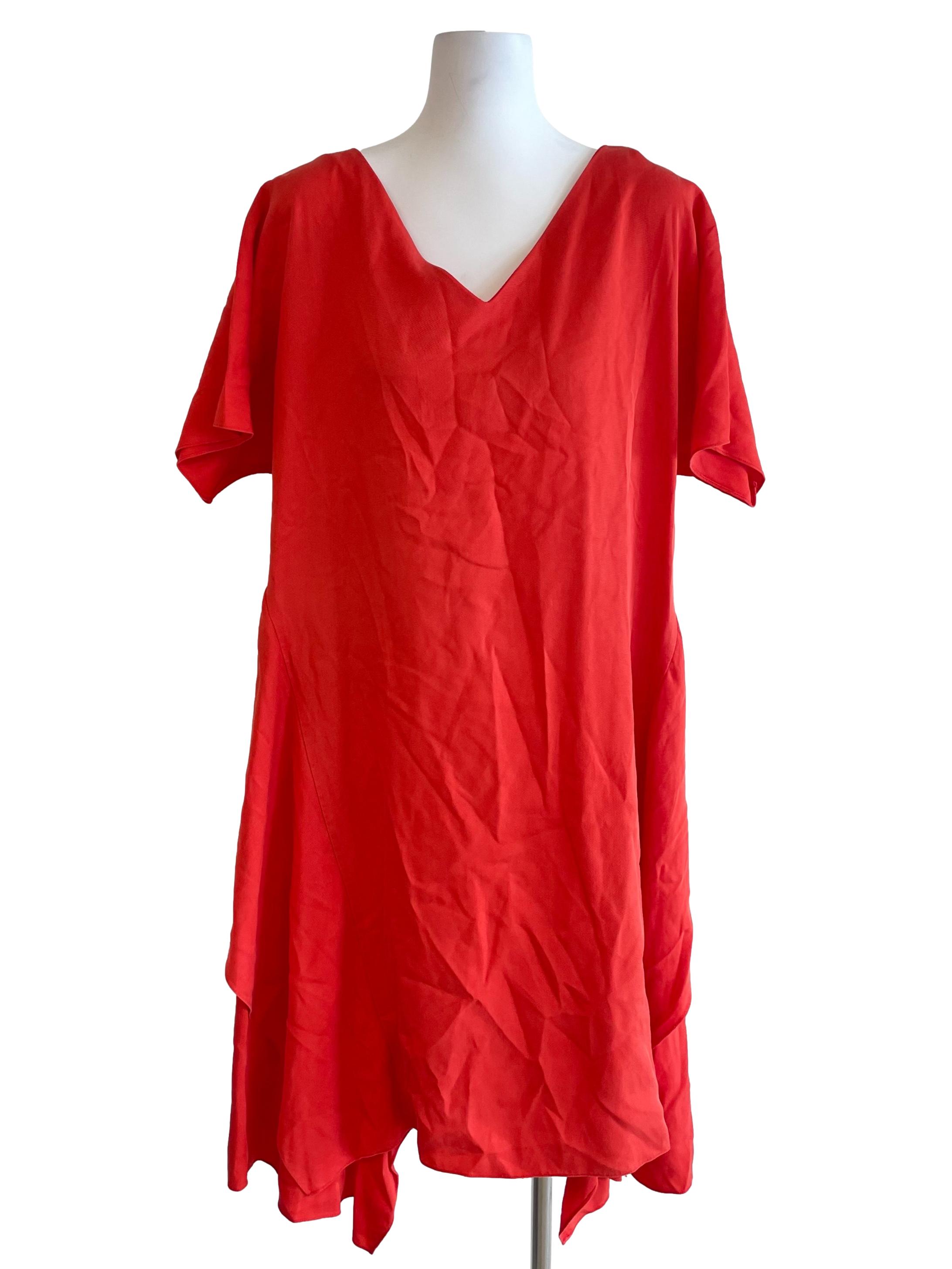 Rose V Neck Tee Dress