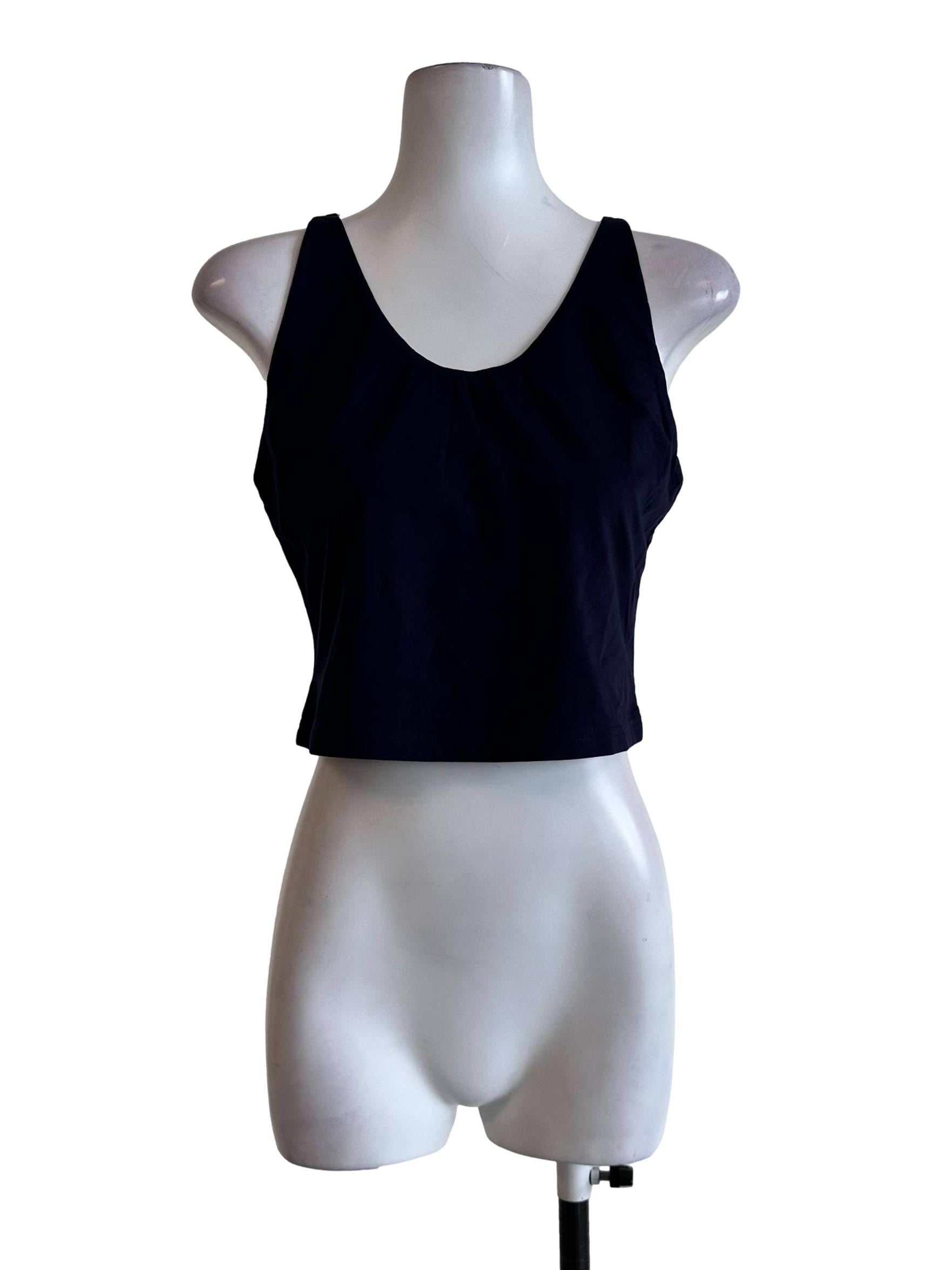 Berry Blue Scoop Neck Sleeveless Top