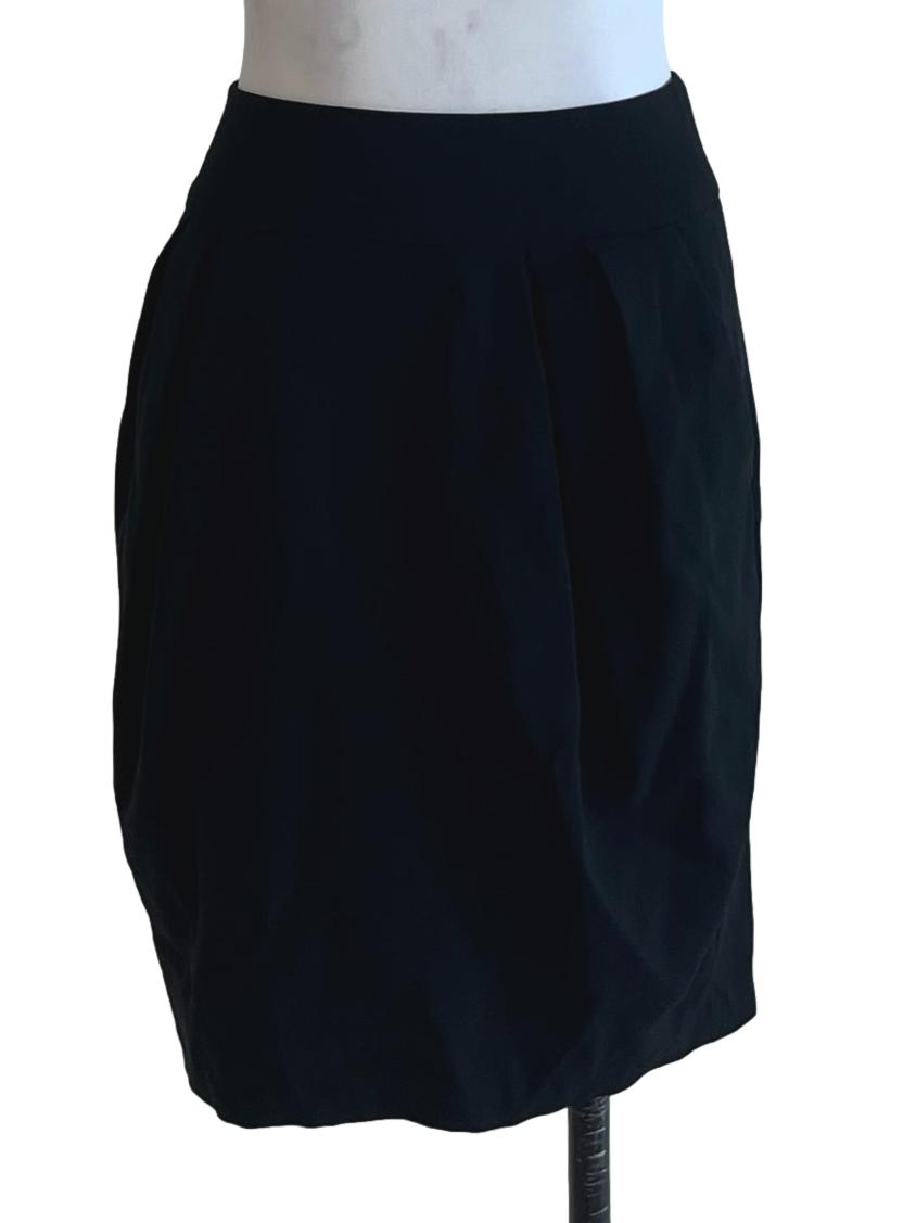 Black High-Waisted Pencil Skirt
