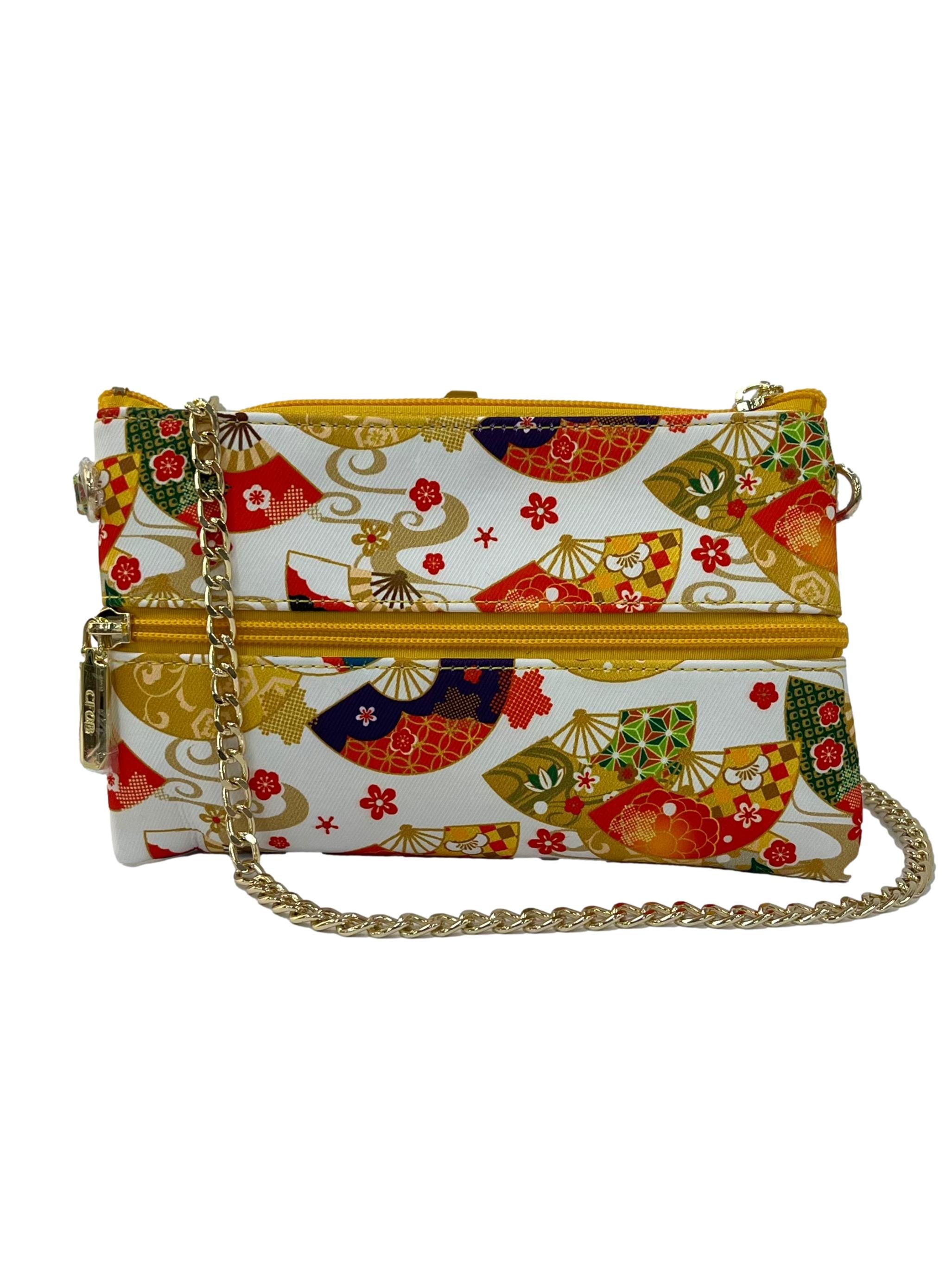 Japanese Yuzen Crossbody Bag