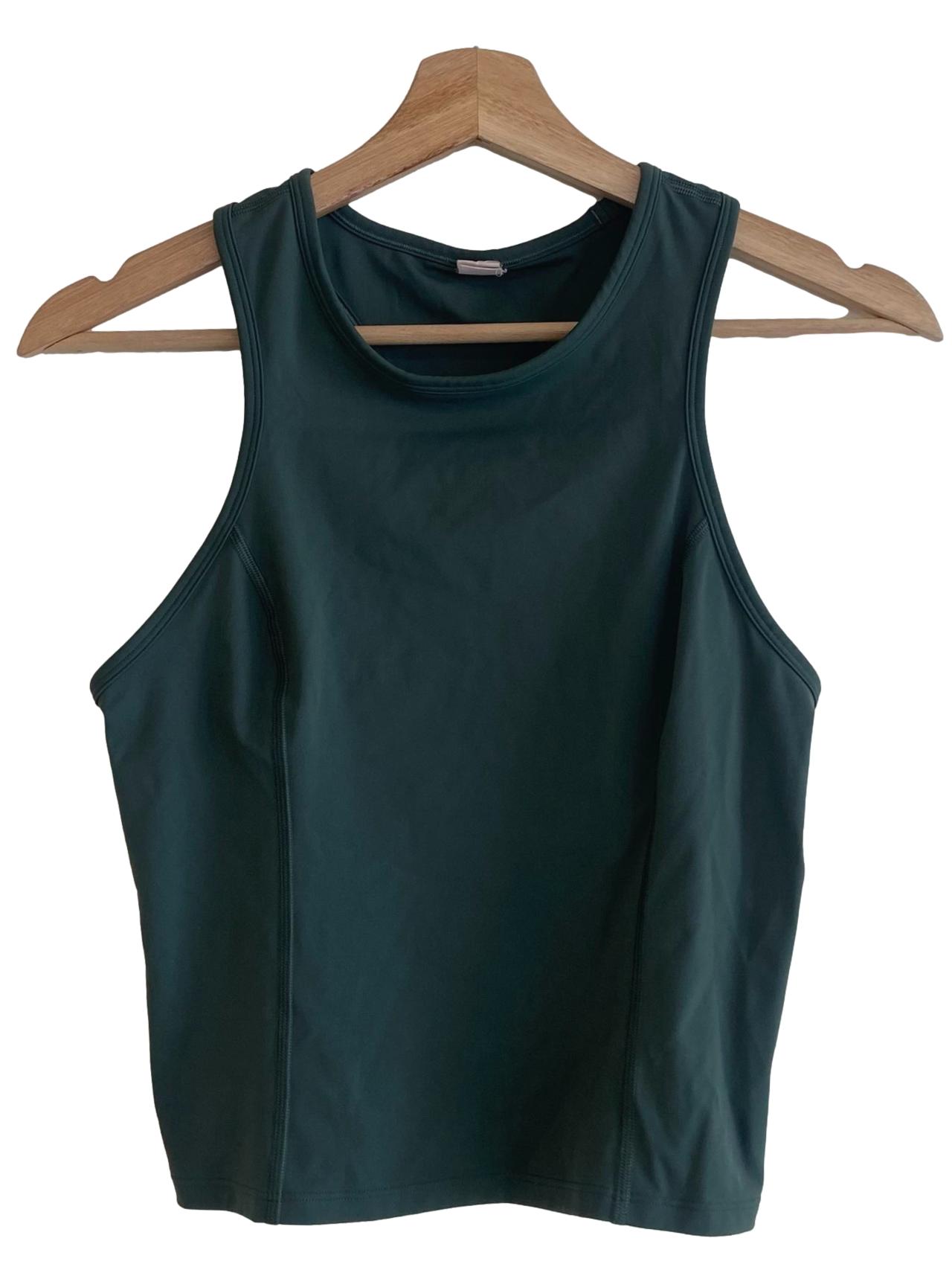 Pine Green Racerback Tank Top
