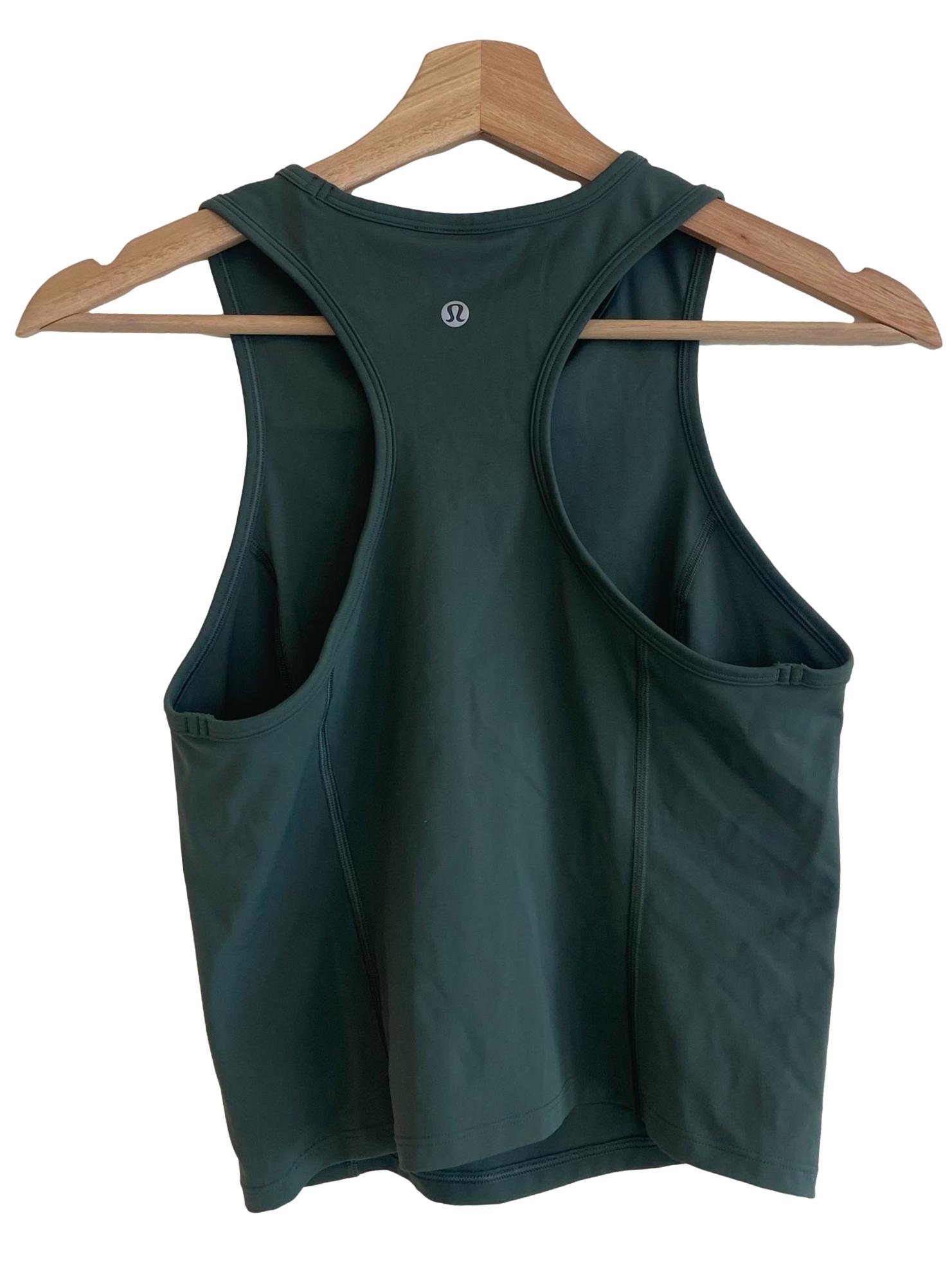 Pine Green Racerback Tank Top