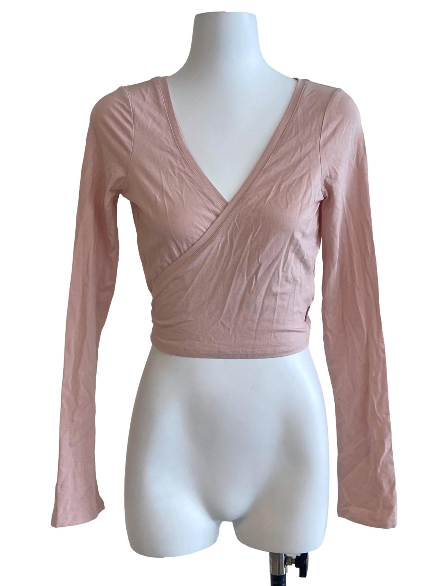 Blush Pink Ballet Wrap Top