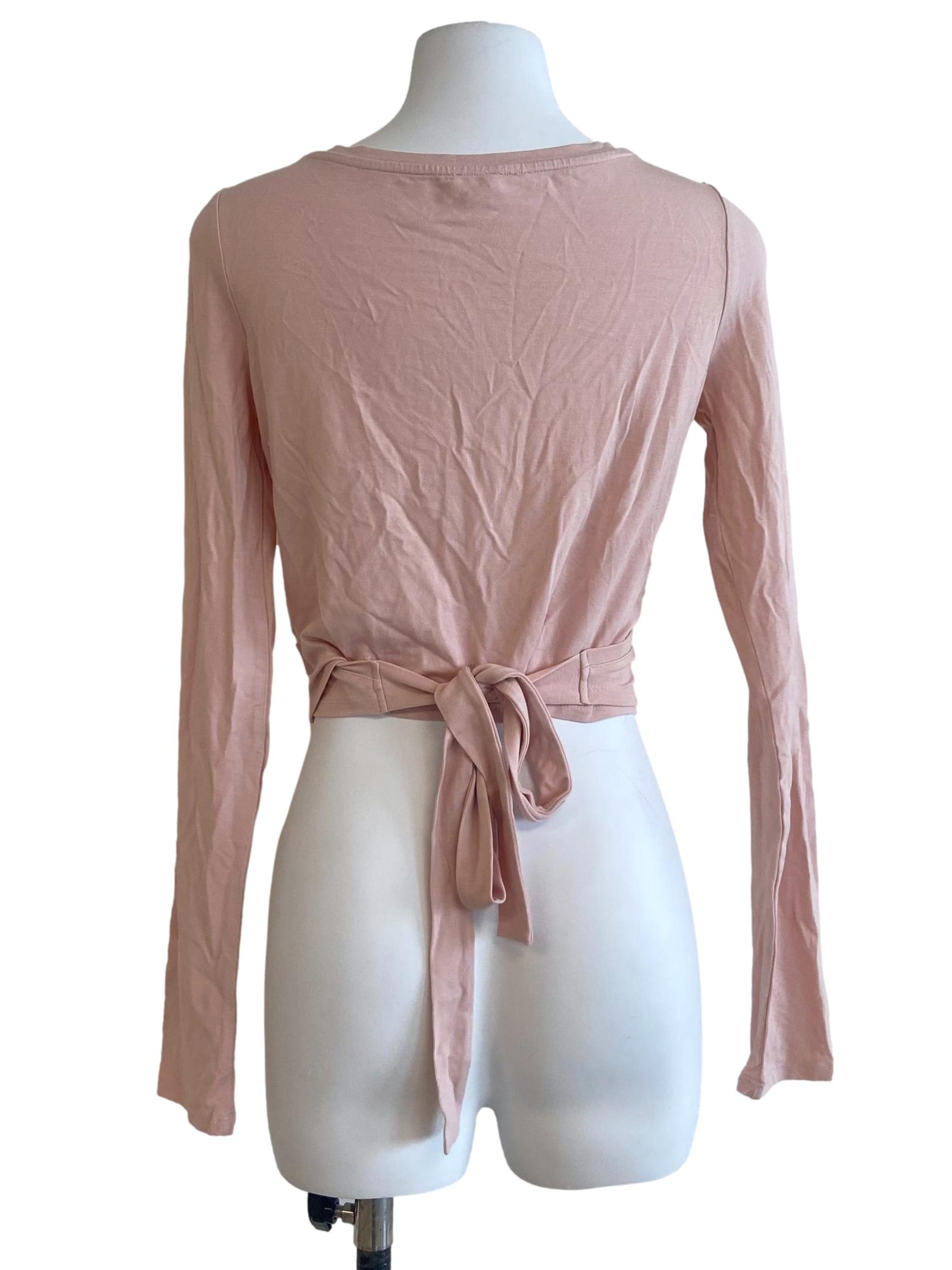 Blush Pink Ballet Wrap Top