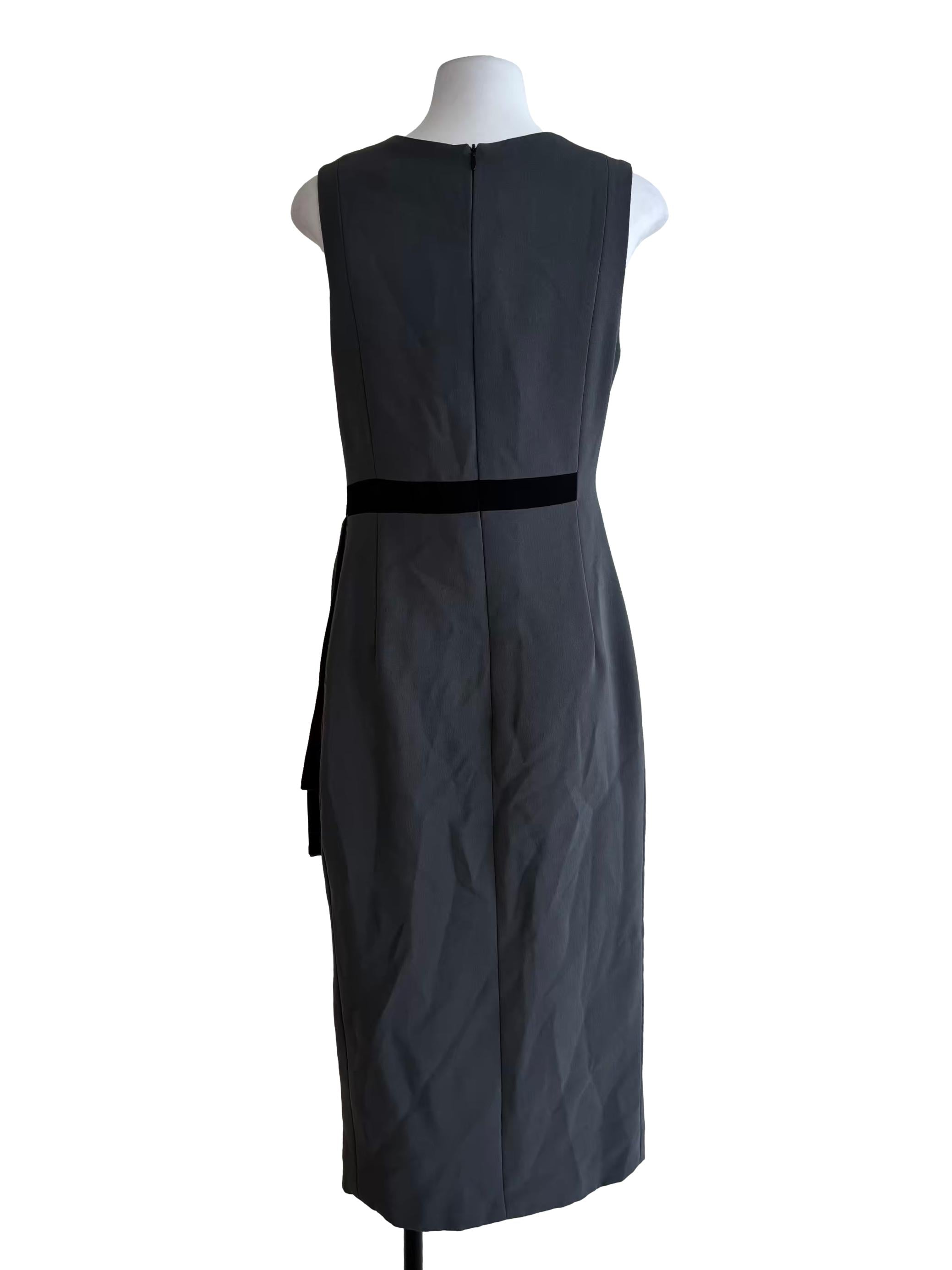 Anchor Grey Peplum Pencil Dress