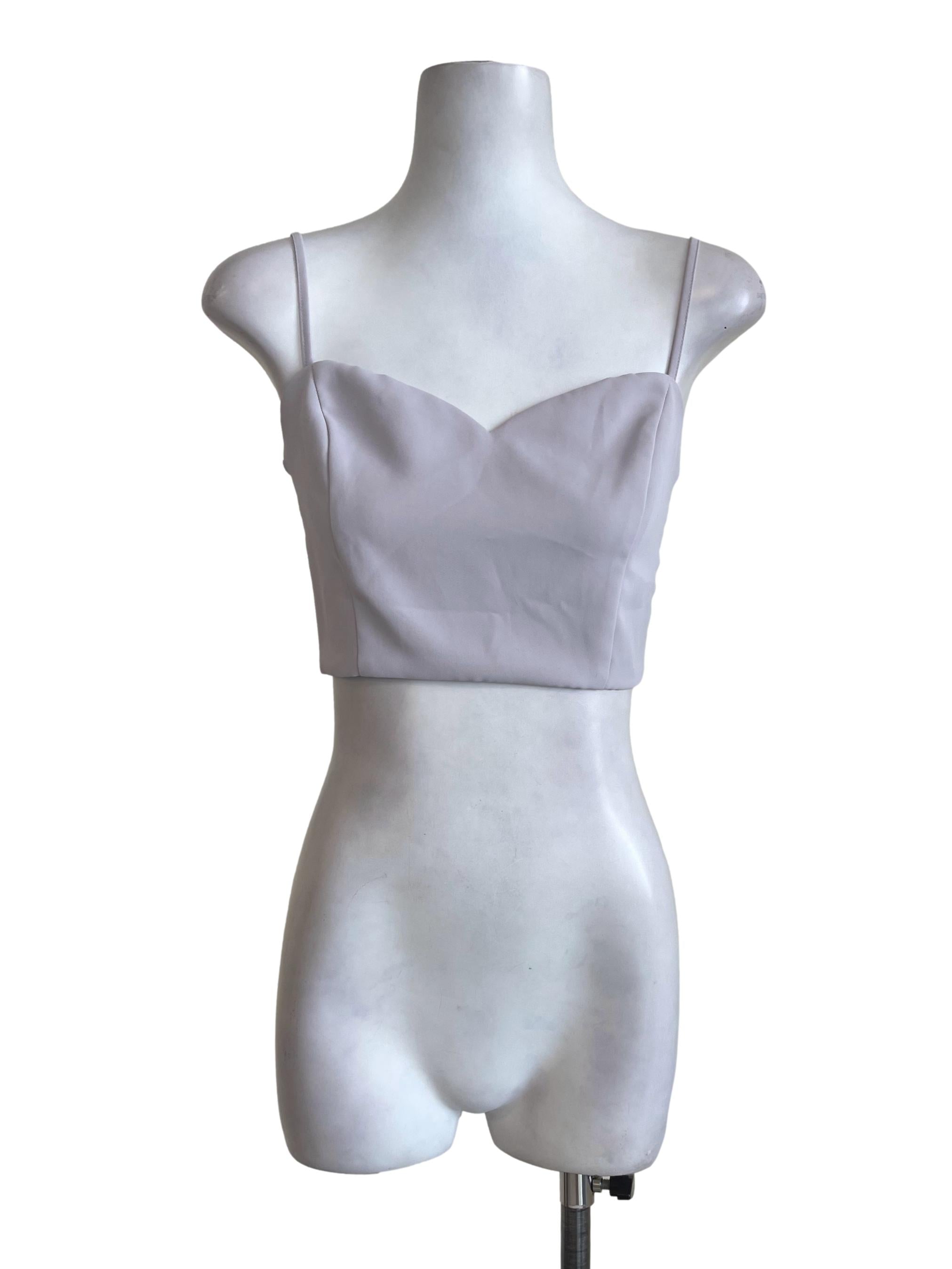 Pale Lilac Crop Camisole