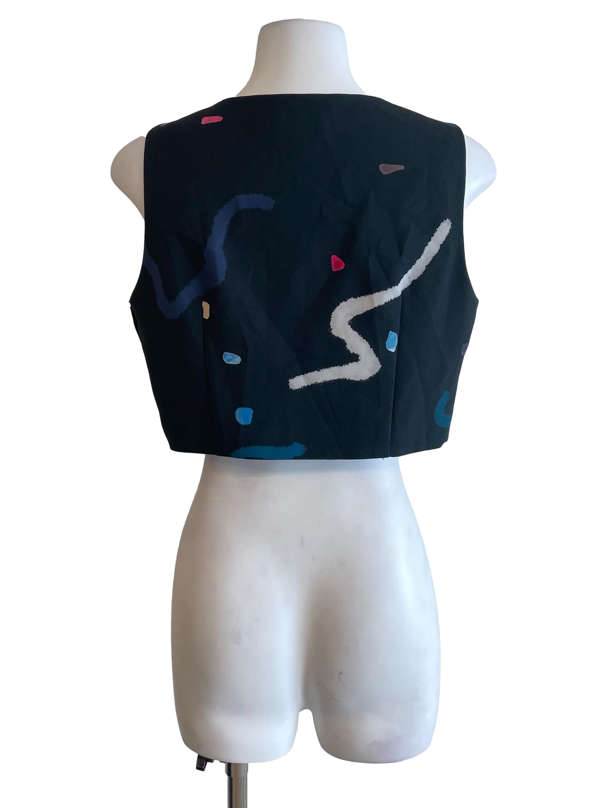 Seaweed Sleeveless Crop Top OSN