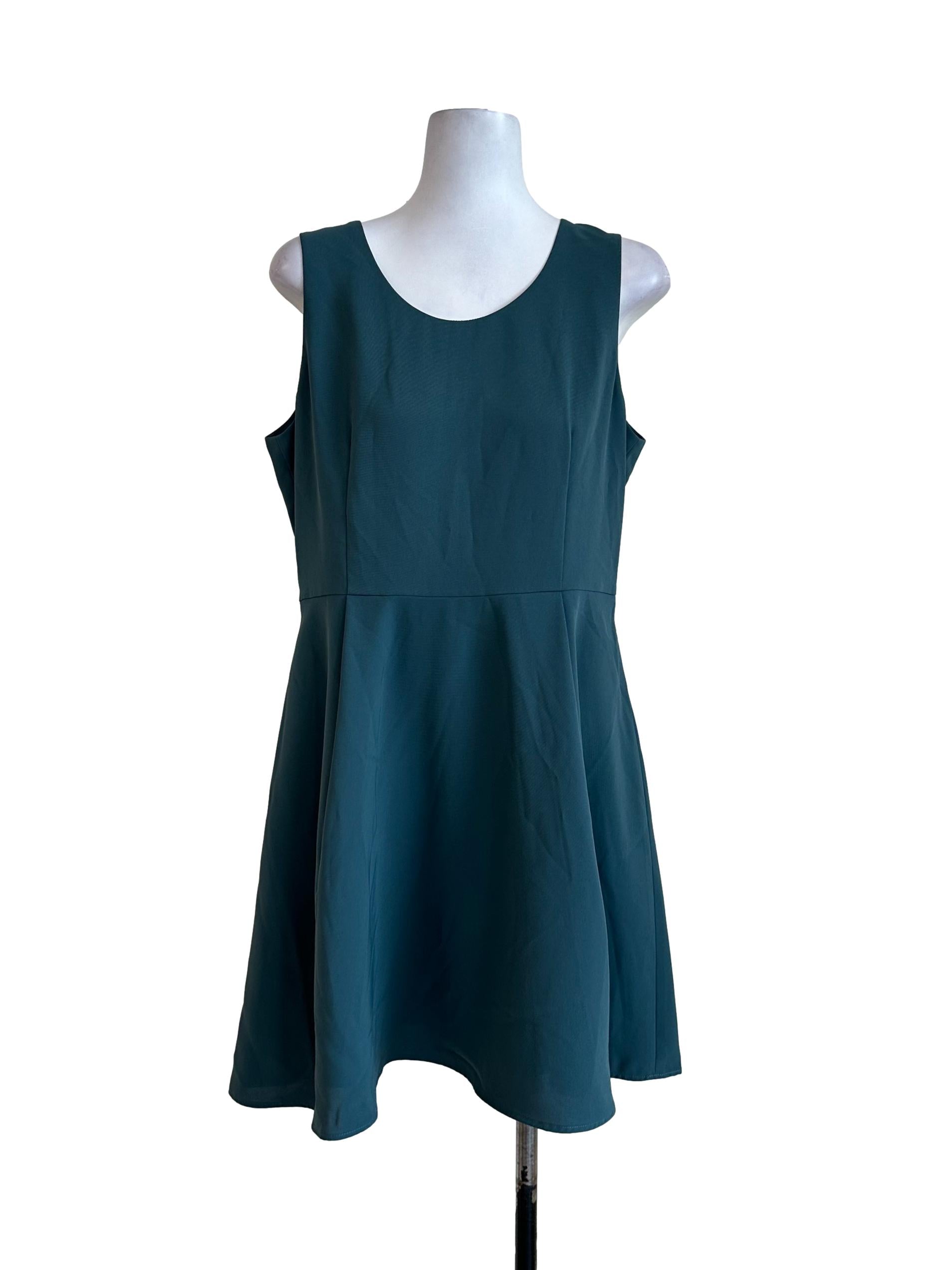 Aegean Blue Plain Dress