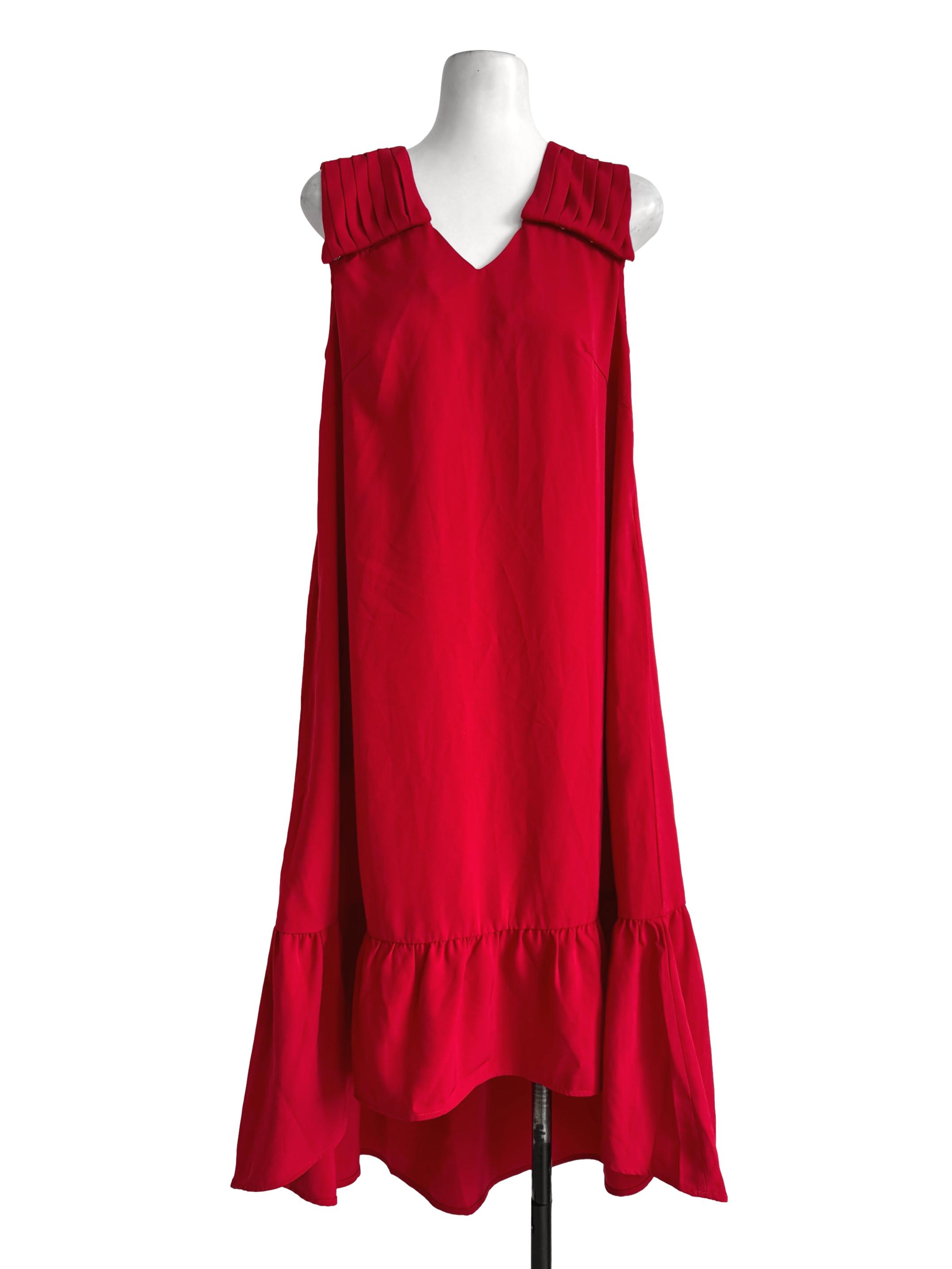 Red Chilli Sleeveless Dress