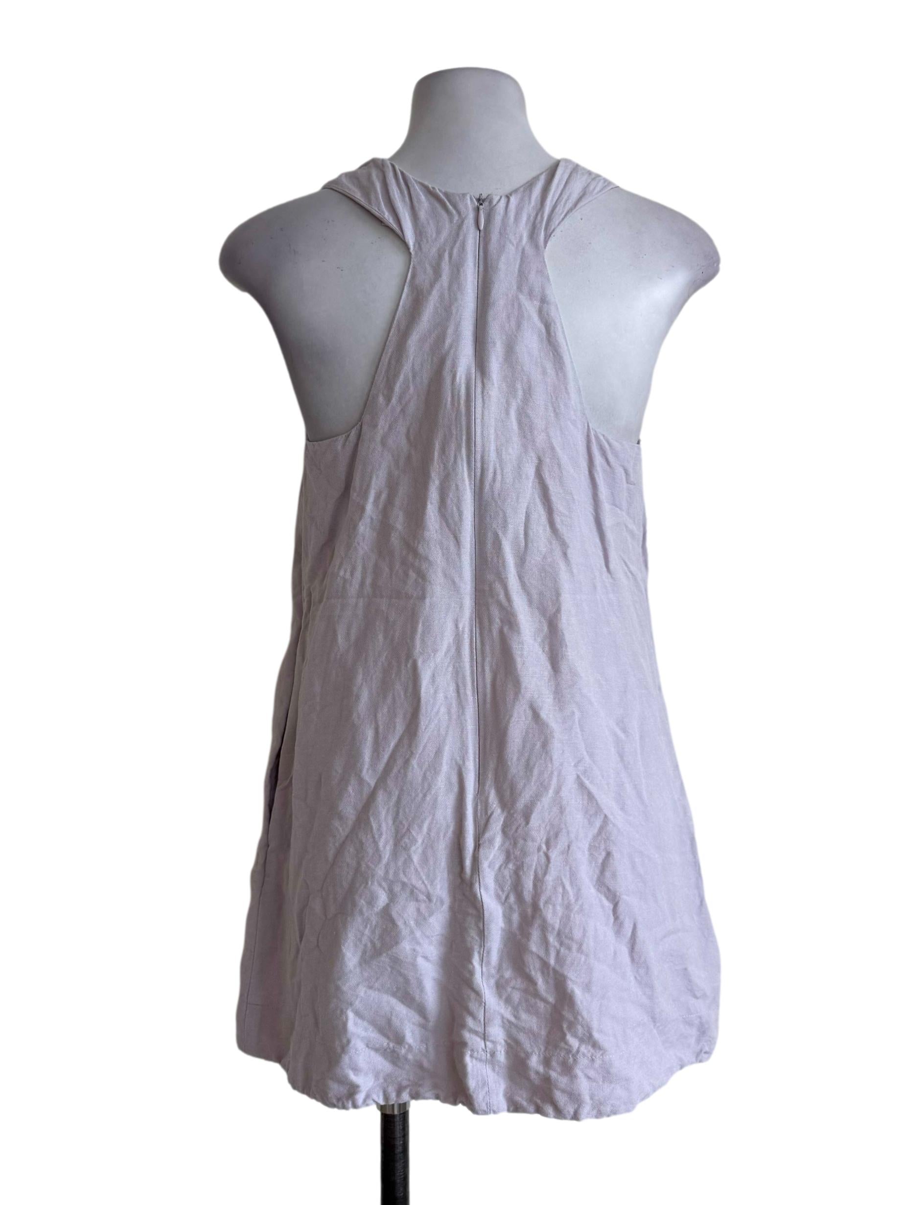 Pale Lilac Pinafore Dress