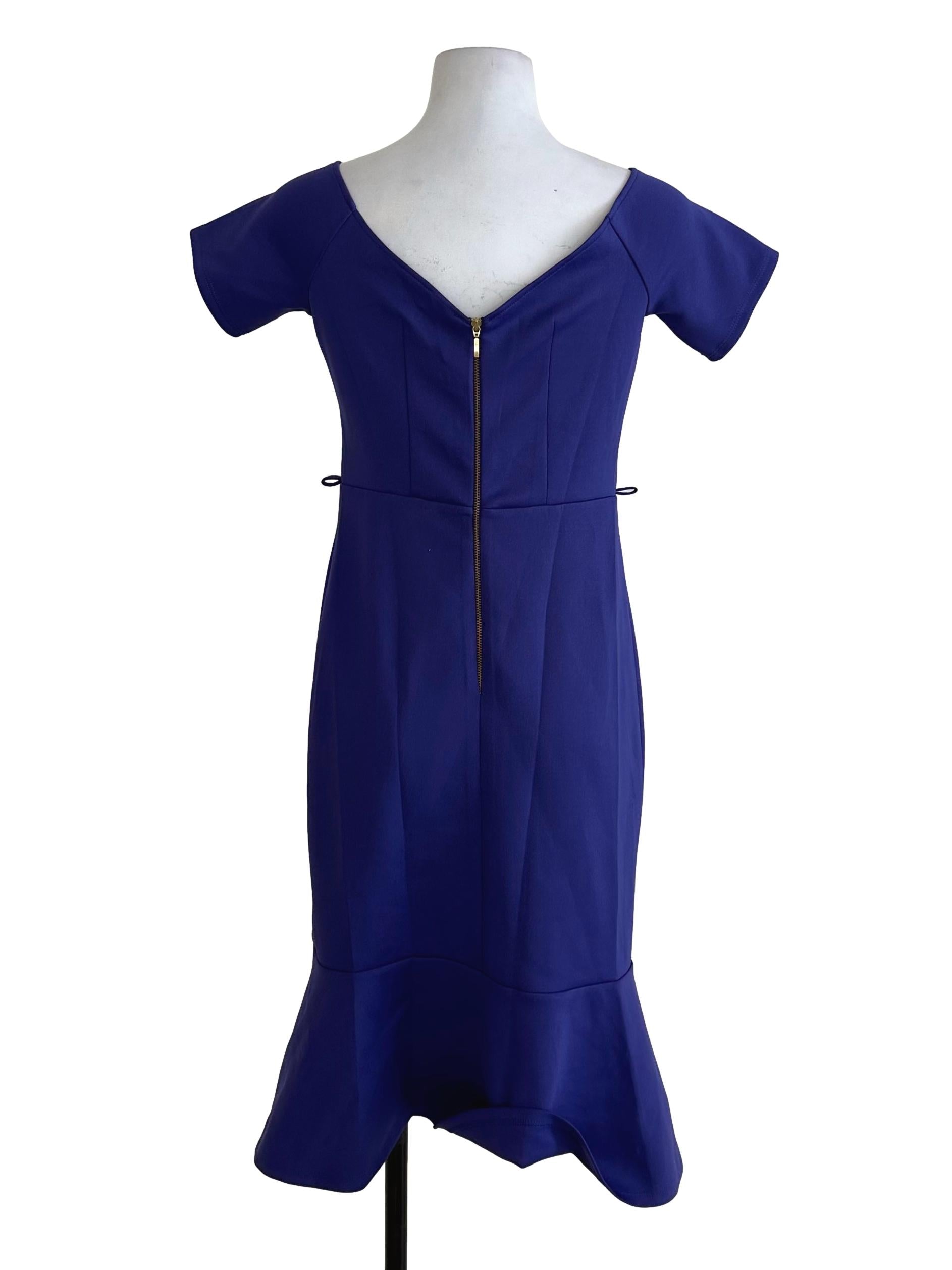 Dorothy Perkins Purple Plain A Line Dress | REFASH