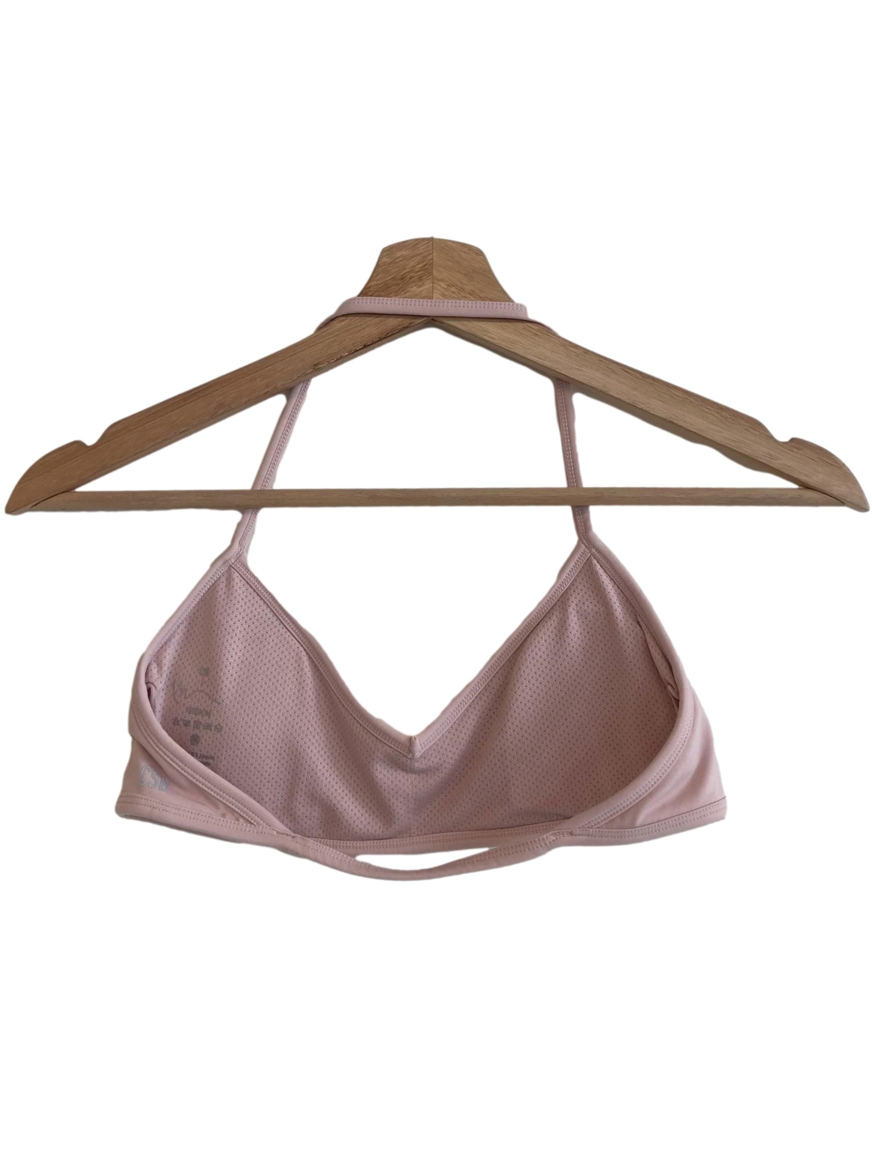 Flamingo Pink Micro Sports Bra