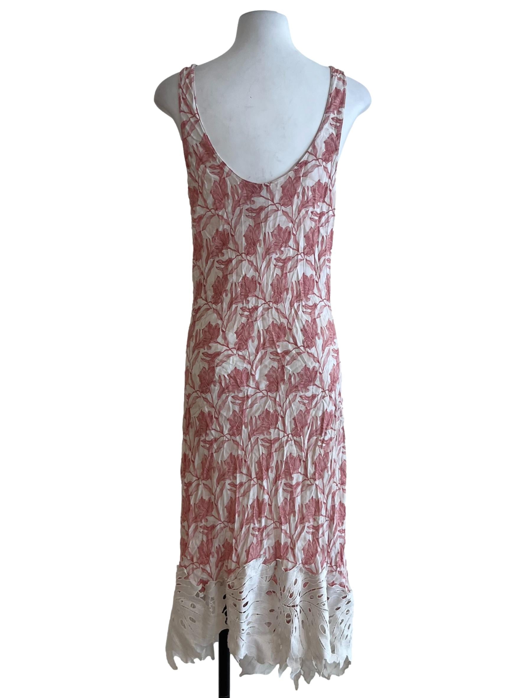 White Floral Sheath Dress