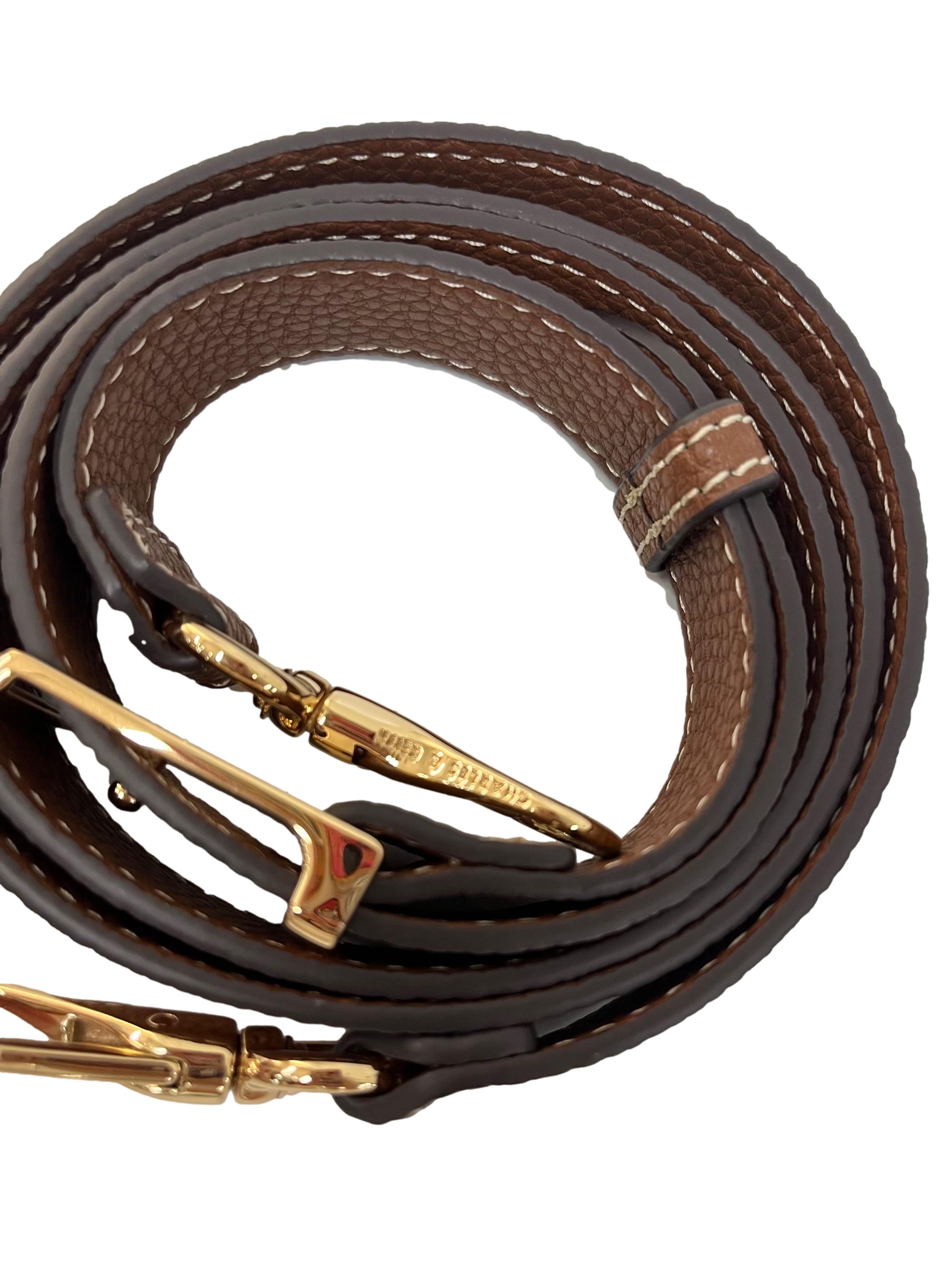 Chocolate Chance Turn-Lock Bucket Bag